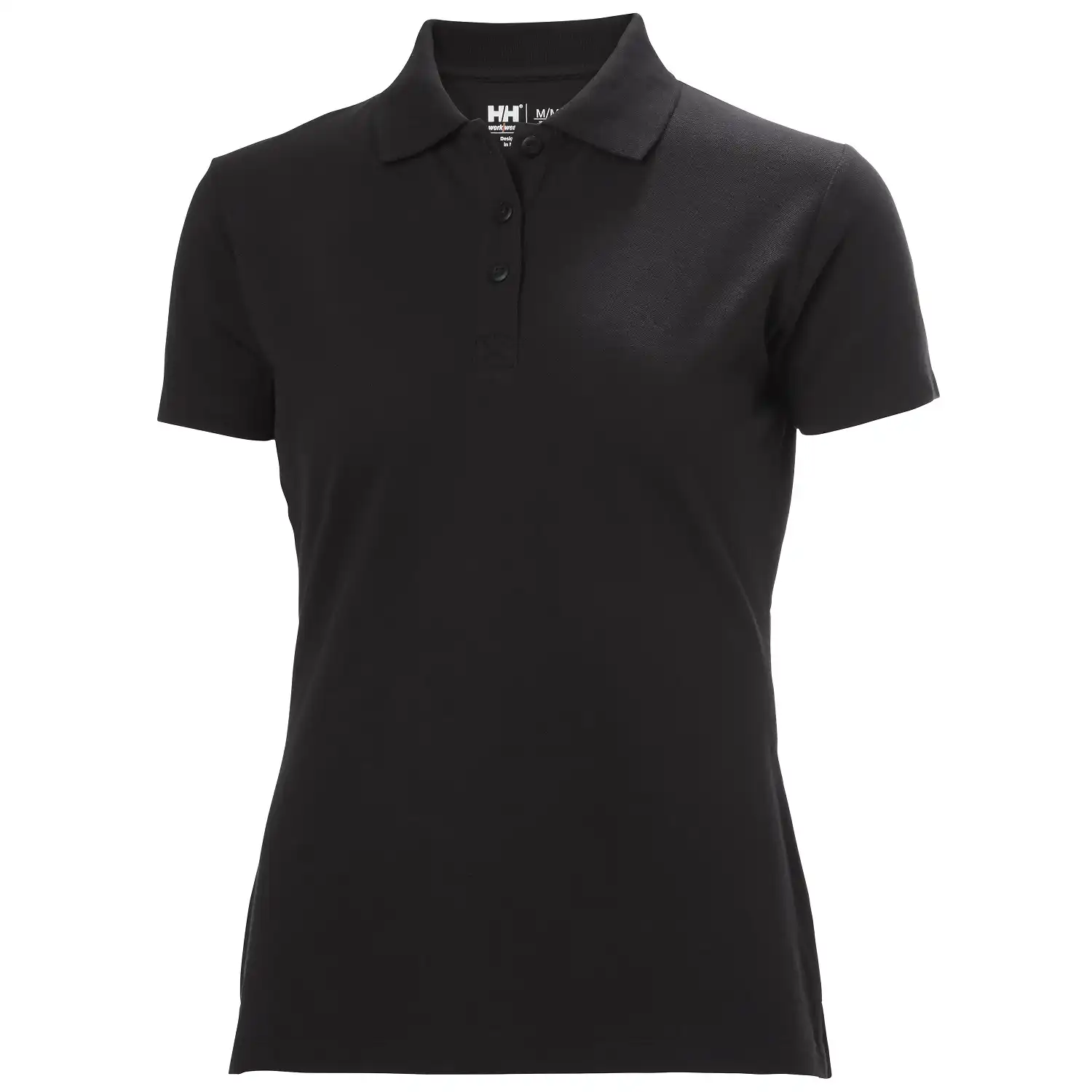 Damen Polo-Shirt "MANCHESTER" in schwarz, XXL - Thumbnail 1