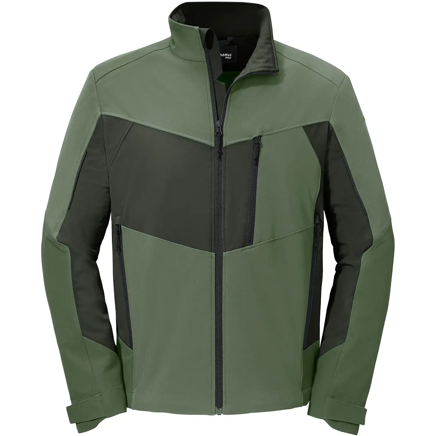 Stretch Softshelljacke "ALLWETTERTALENT" in grün, L - Bild 1
