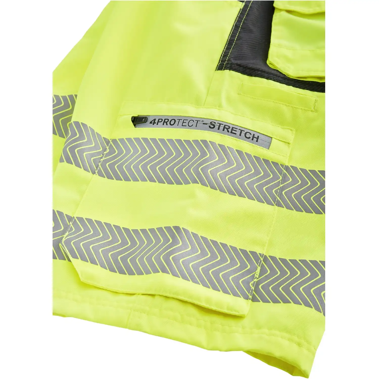 Warnschutz Shorts "PATERSON" in gelb, 6XL - Thumbnail 4