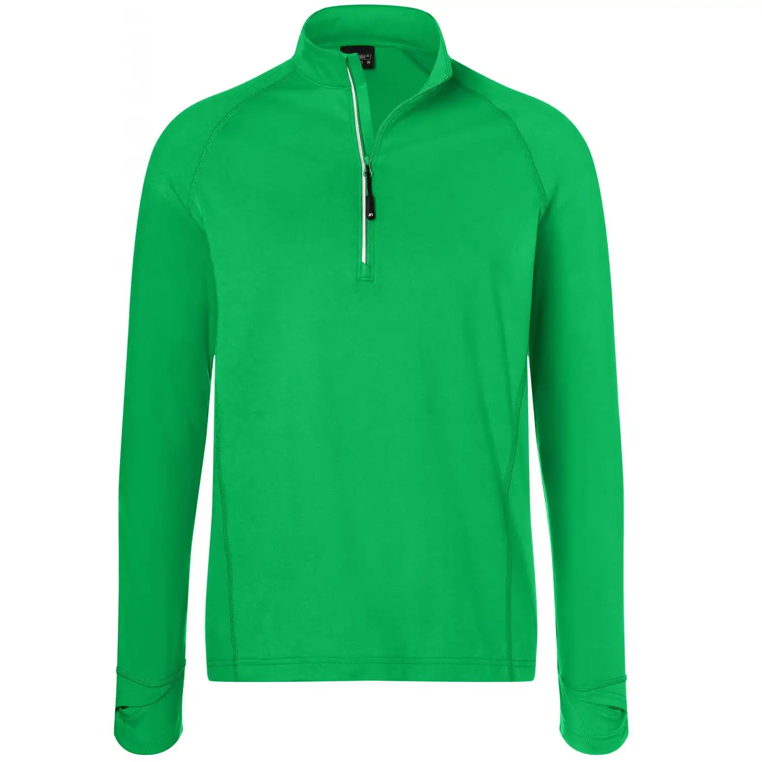 Langarm-Shirt "JN788" in fern-green, 3XL - Thumbnail 1