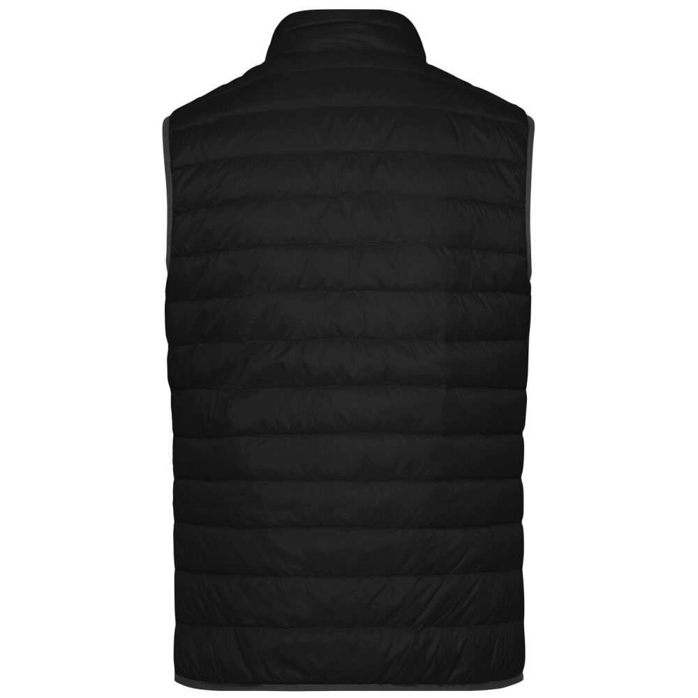 Daunenweste "JN1138" in black/silver, 3XL - Thumbnail 2