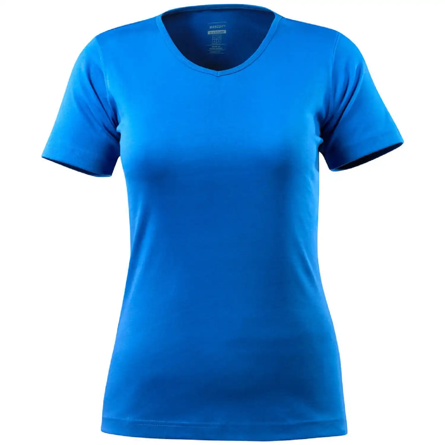 Damen T-Shirt "NICE" Crossover in azurblau, S - Thumbnail 1