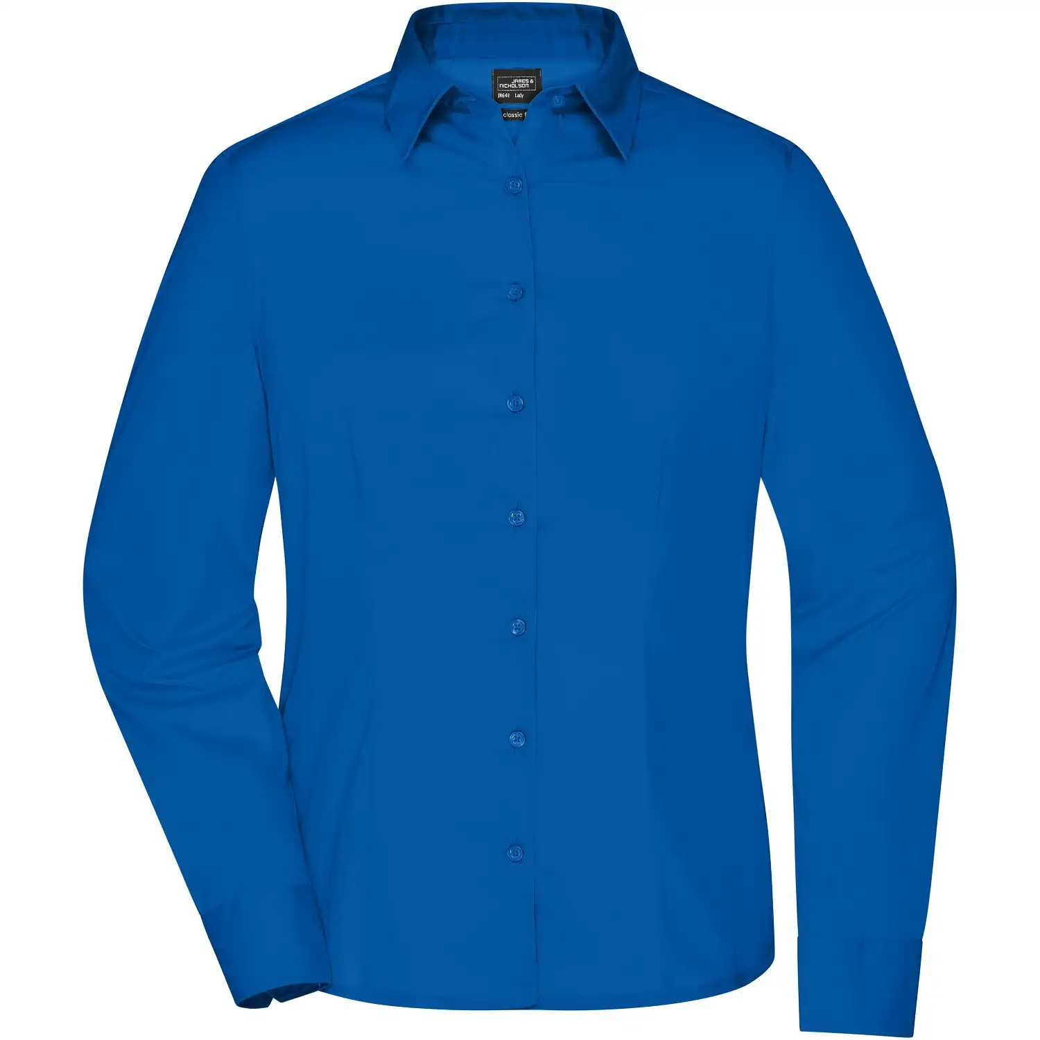 Damen Business Bluse "JN641" in royal, 3XL - Thumbnail 1