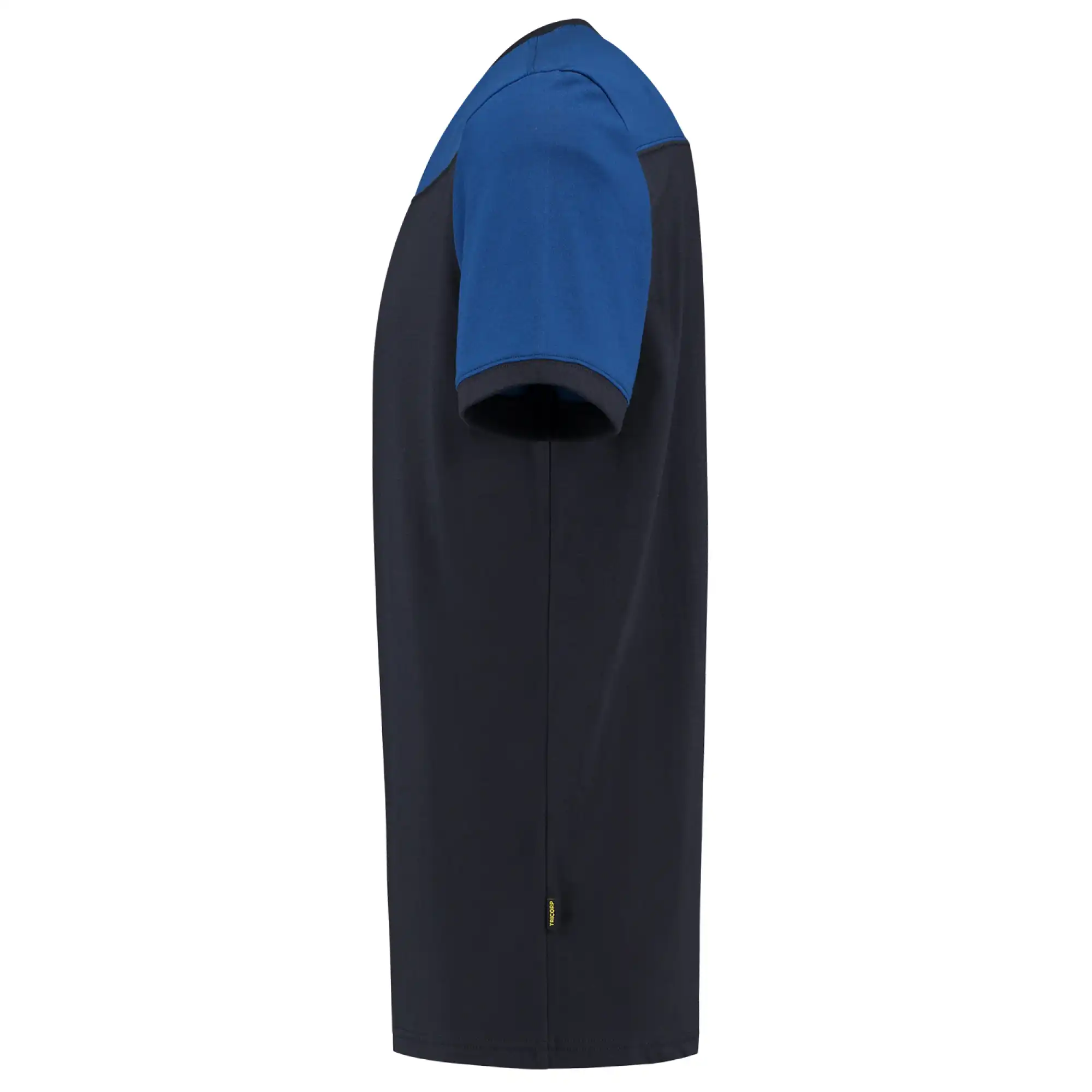 T-Shirt Bicolor "102006" Workwear in XS, navy/royal blue - Thumbnail 3