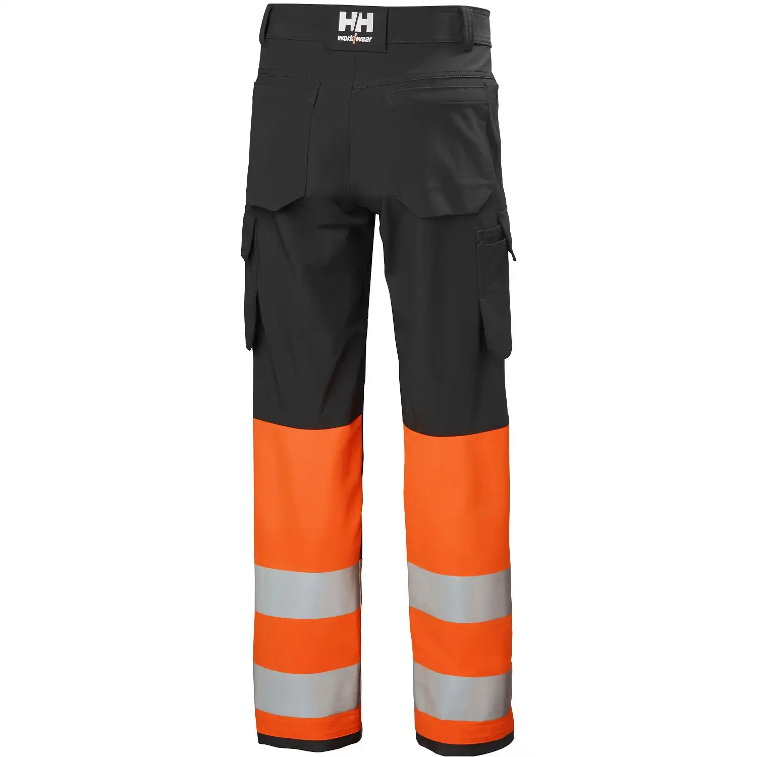 Warnschutz Servicehose "ALNA 4X" in orange/schwarz, D108 - Thumbnail 2
