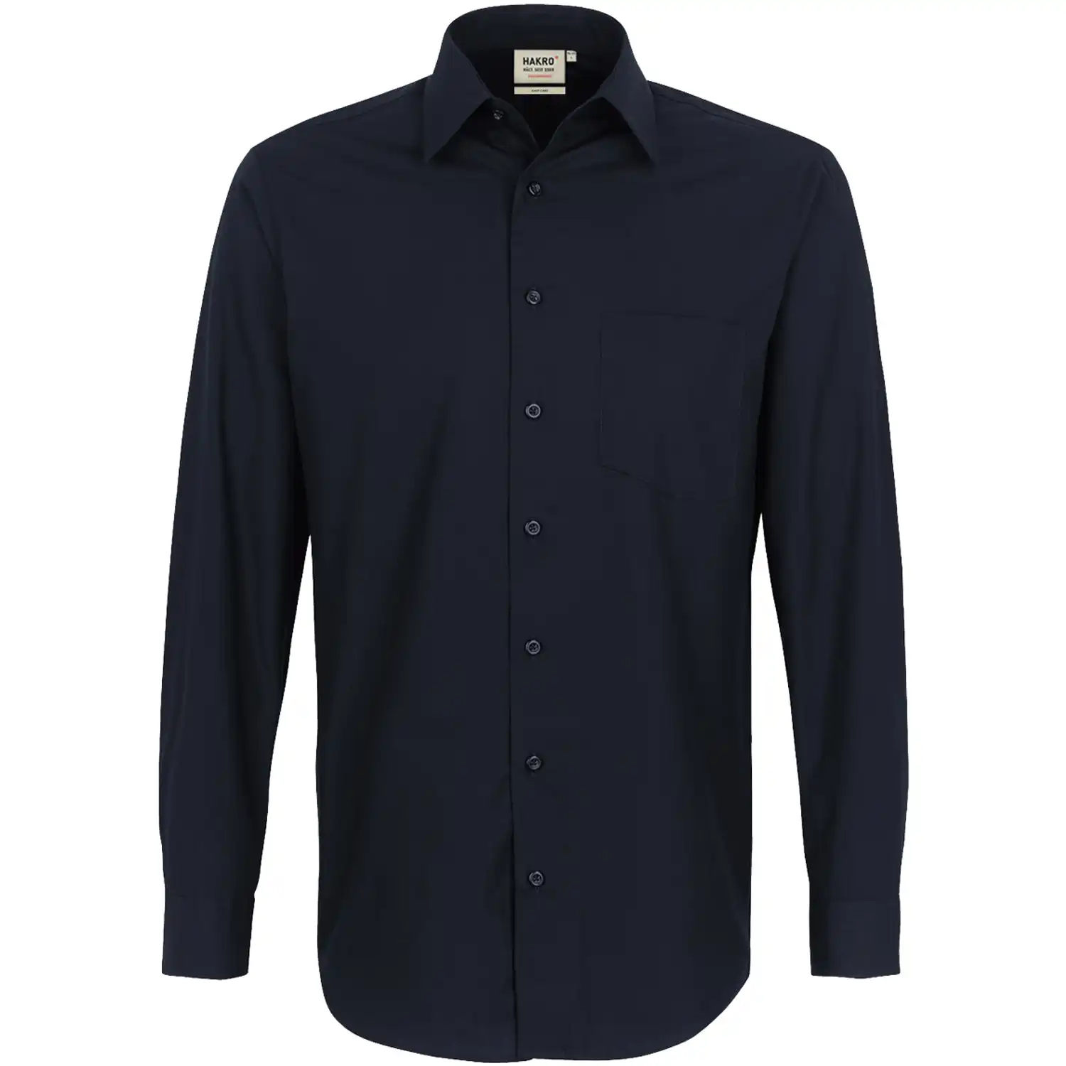 Herren Hemd 1/1-Arm "Performance" 123 in schwarz, L - Thumbnail 1