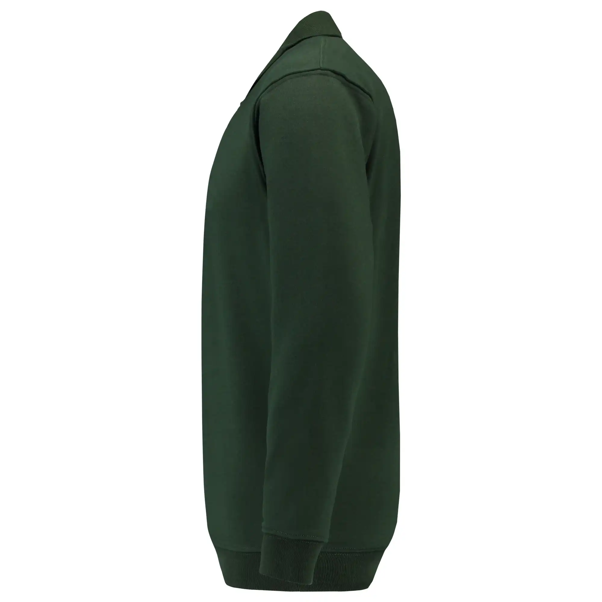 Polo-Sweatshirt "301005" Casual in bottle green, L - Thumbnail 3