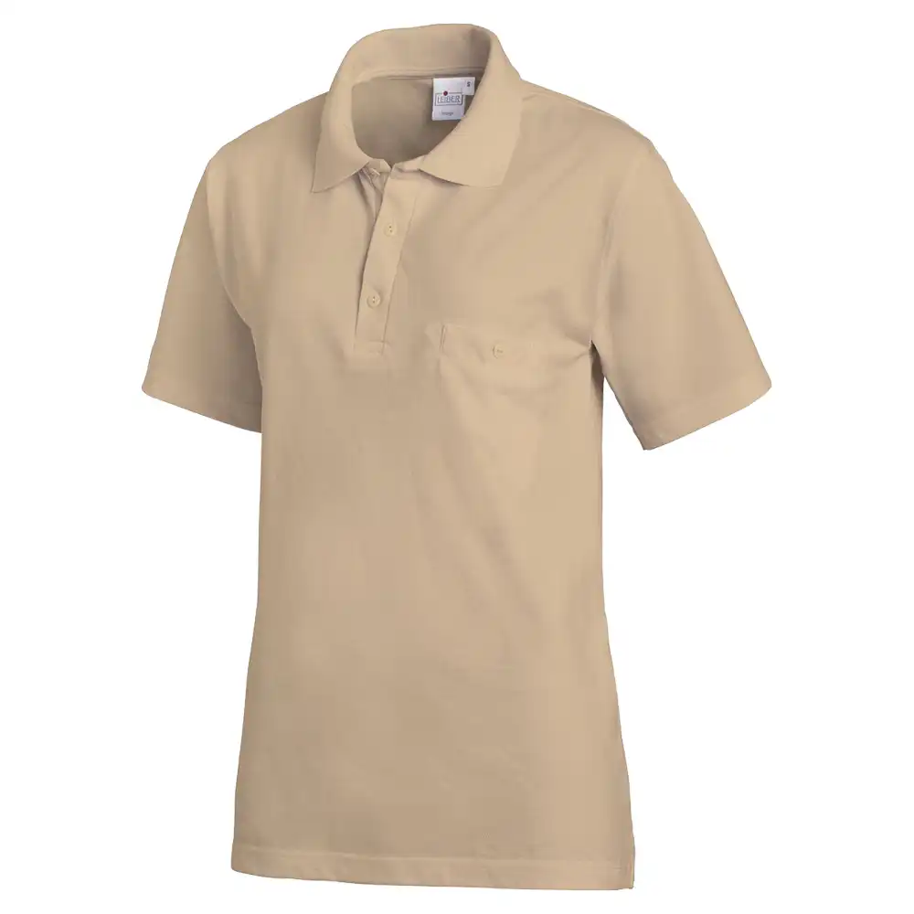 Poloshirt "08/241" in sand, L - Bild 1