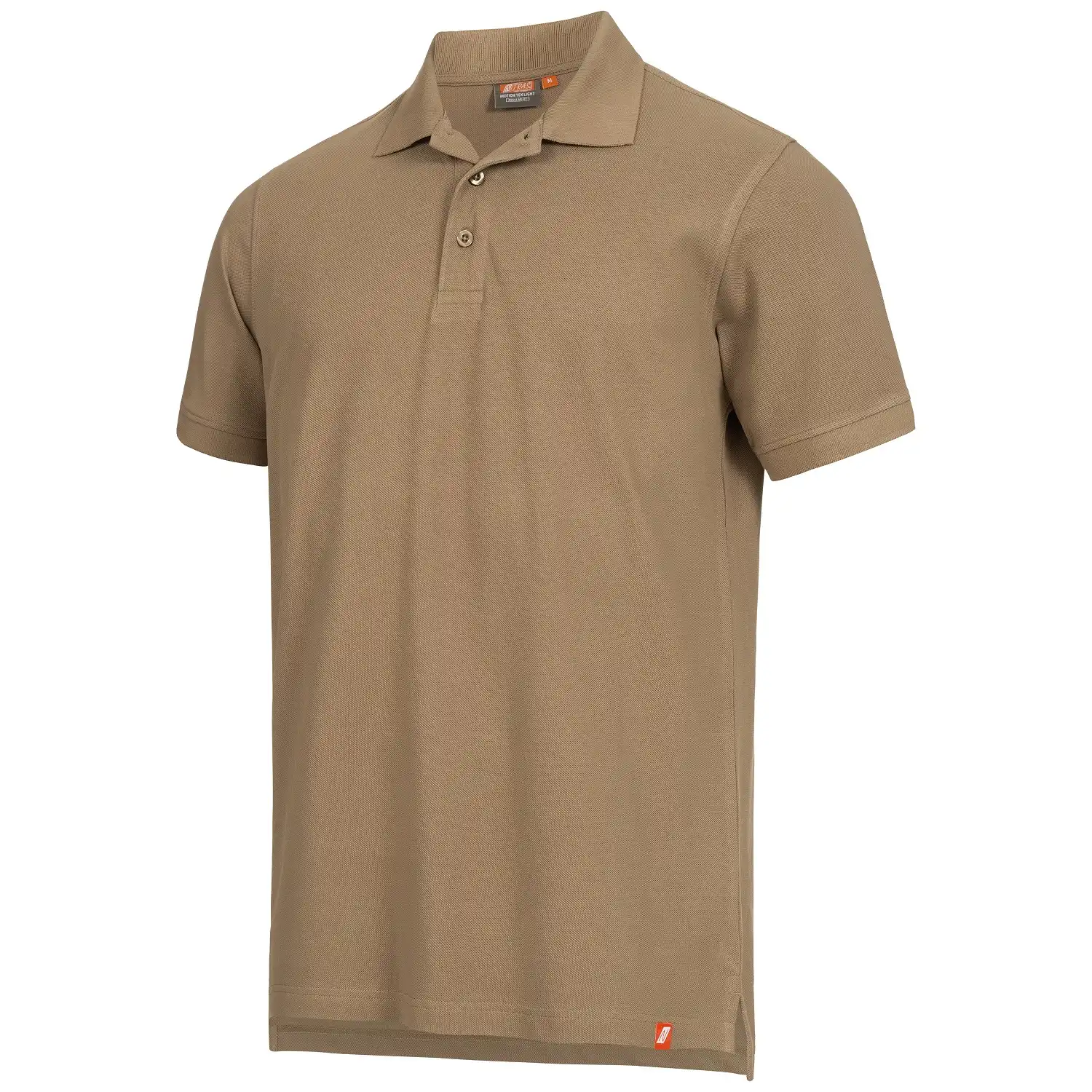 Polo-Shirt "MOTION TEX LIGHT" in khaki, L - Thumbnail 1