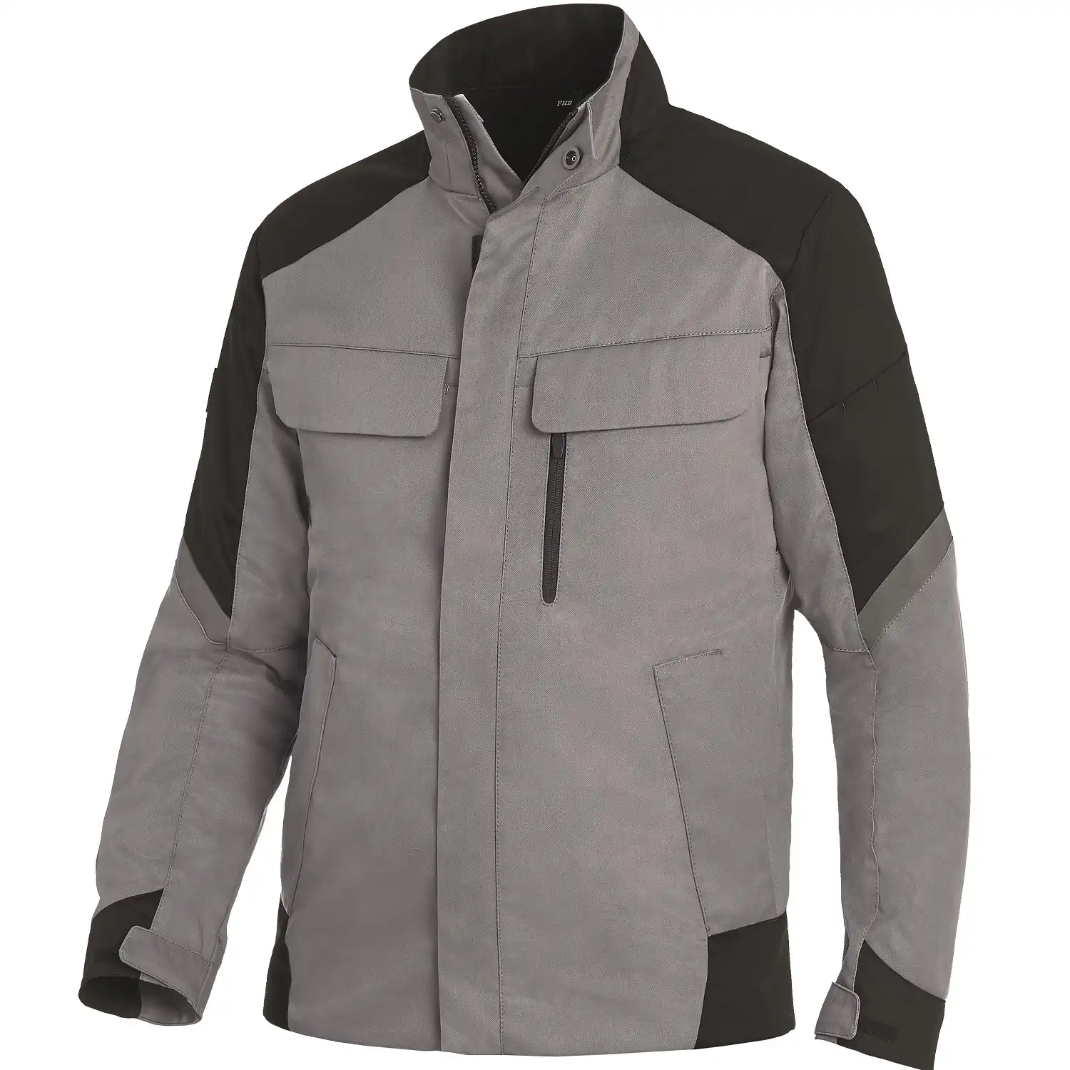 Arbeitsjacke "FRANK" in grau/schwarz, XXL - Thumbnail 1