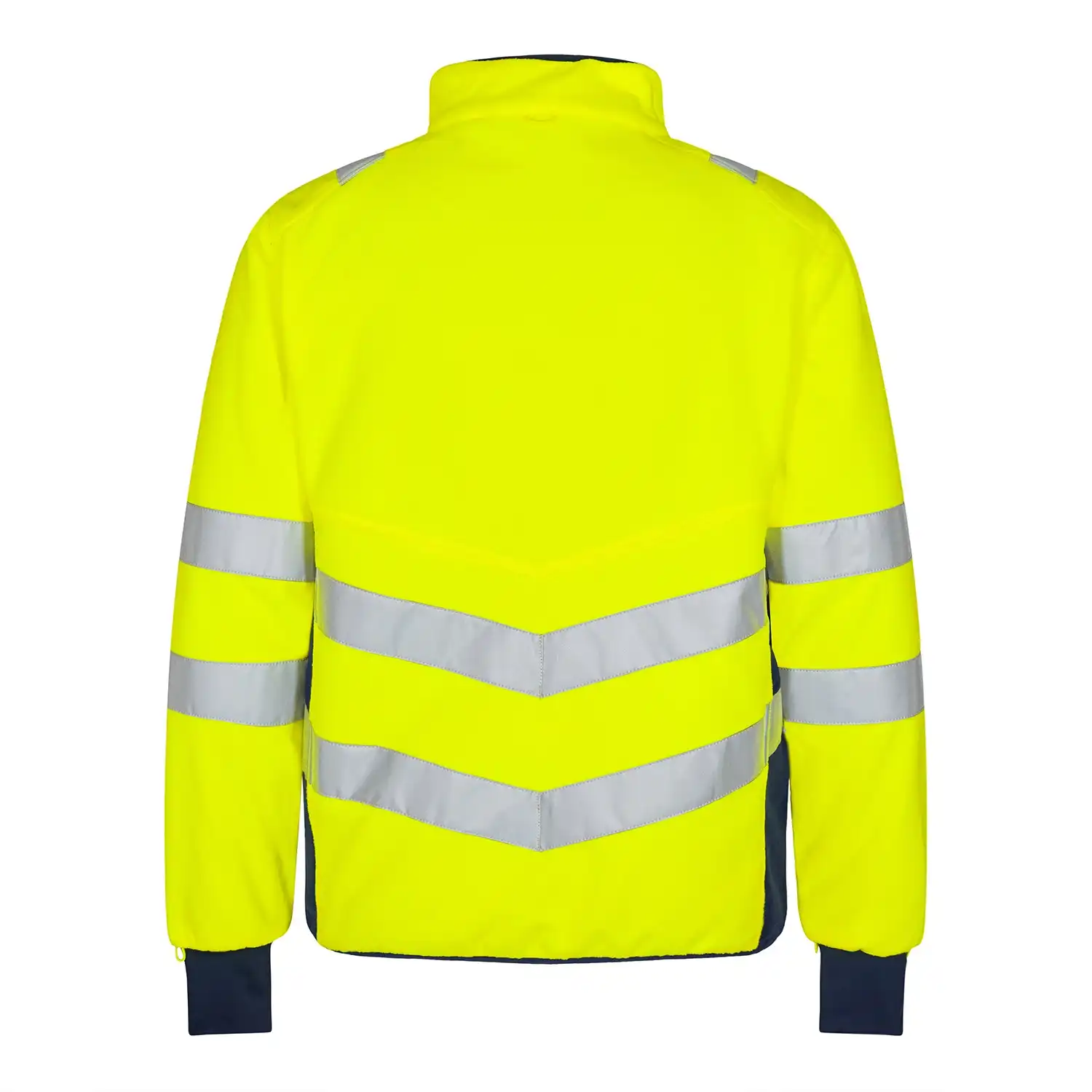 Warnschutz Fleece-Jacke "1192-236" Safety Kl. 2 in gelb/marine, L - Thumbnail 2