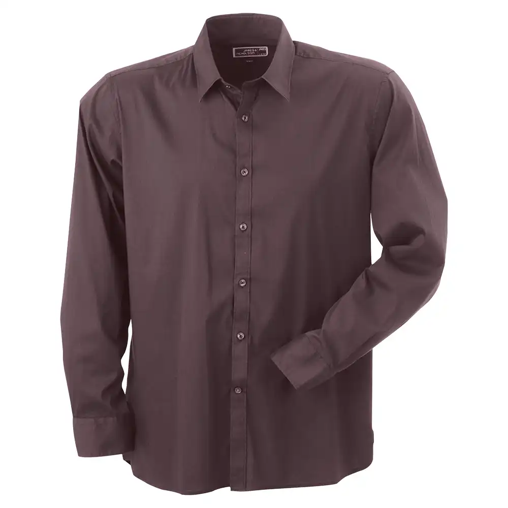 Hemd Slim Fit "JN193" in brown, 3XL - Bild 1