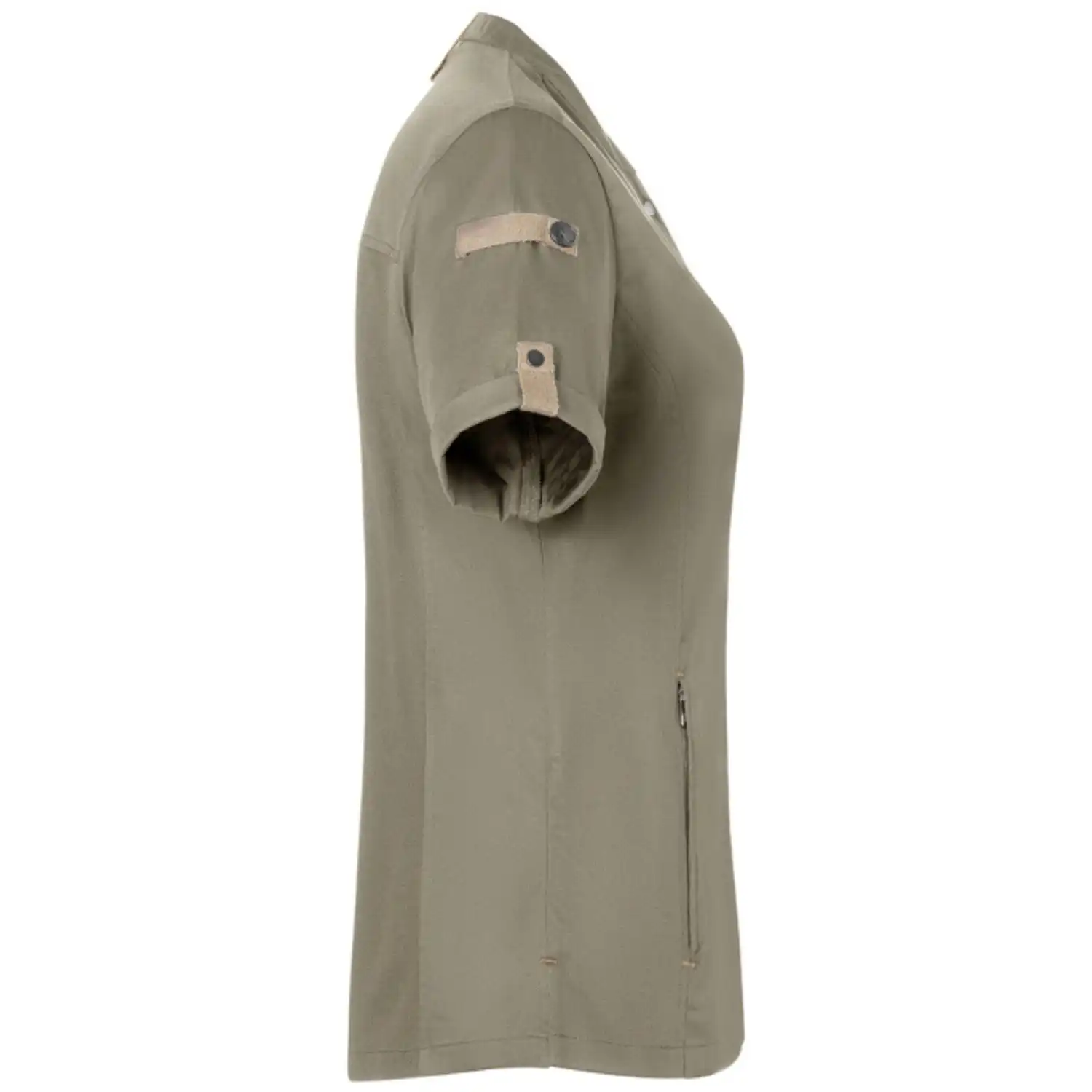 Damen Kochjacke "JF 27" in salbei, 34 - Thumbnail 3