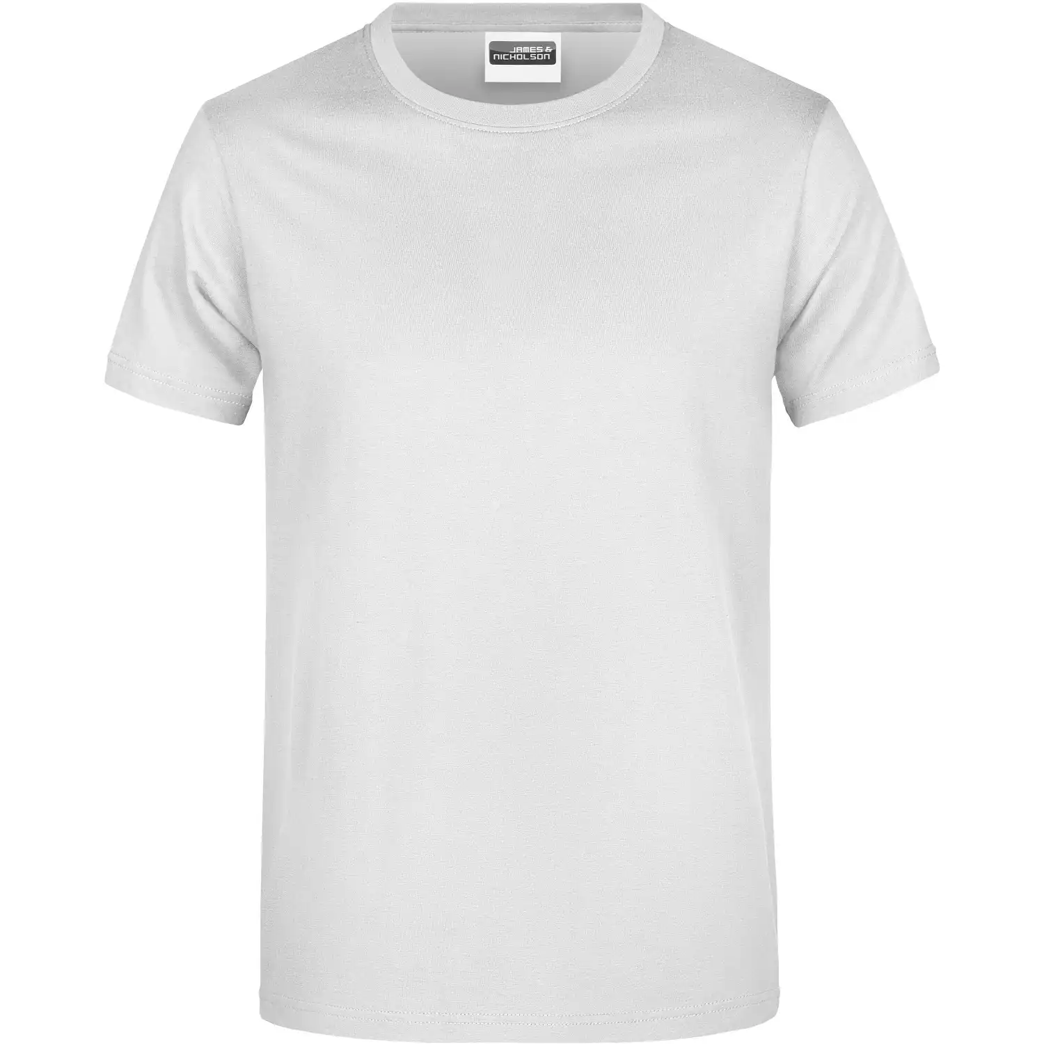 Promo Basic T-Shirt "JN790" 180g/m² in white, M - Thumbnail 1