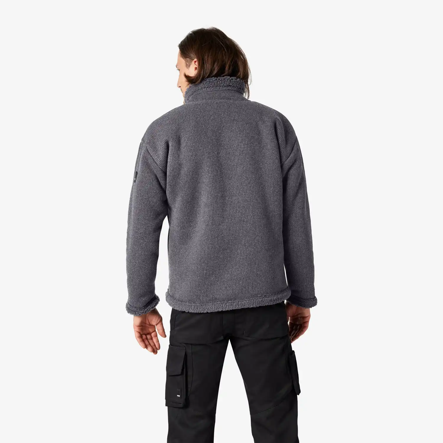 Webpelz-Troyer "ROBERT" in anthrazit, XXL - Thumbnail 2