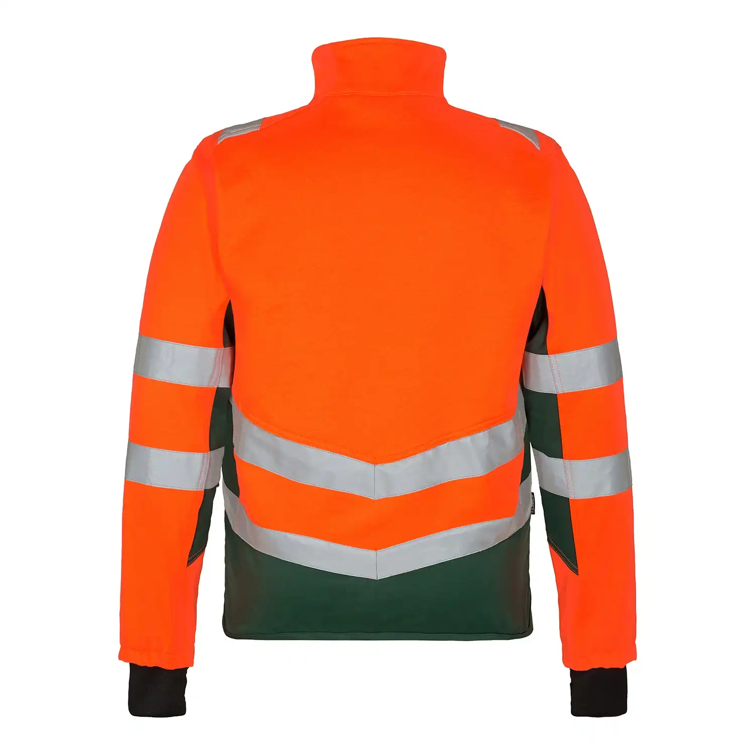 Warnschutz Stretch Bundjacke "1544-314" Safety in orange/grün, L - Thumbnail 2