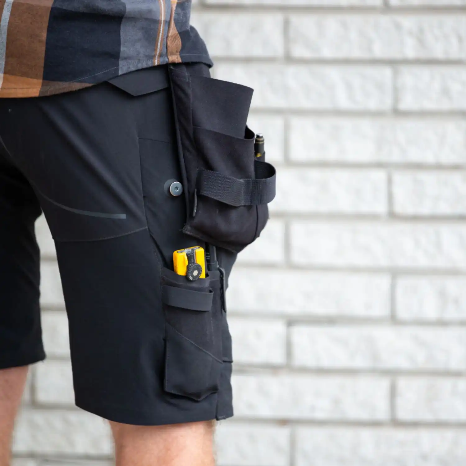 Stretch-Shorts "22149-605" Customized in schwarzblau, 24C54 - Thumbnail 5