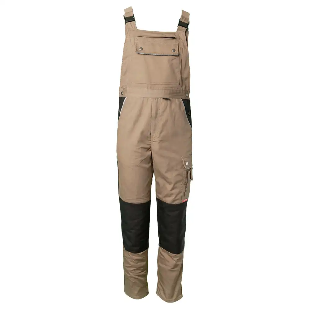 Latzhose "CANVAS 320" Cordura®-Besatz in khaki/Schwarz, 42 - Bild 1