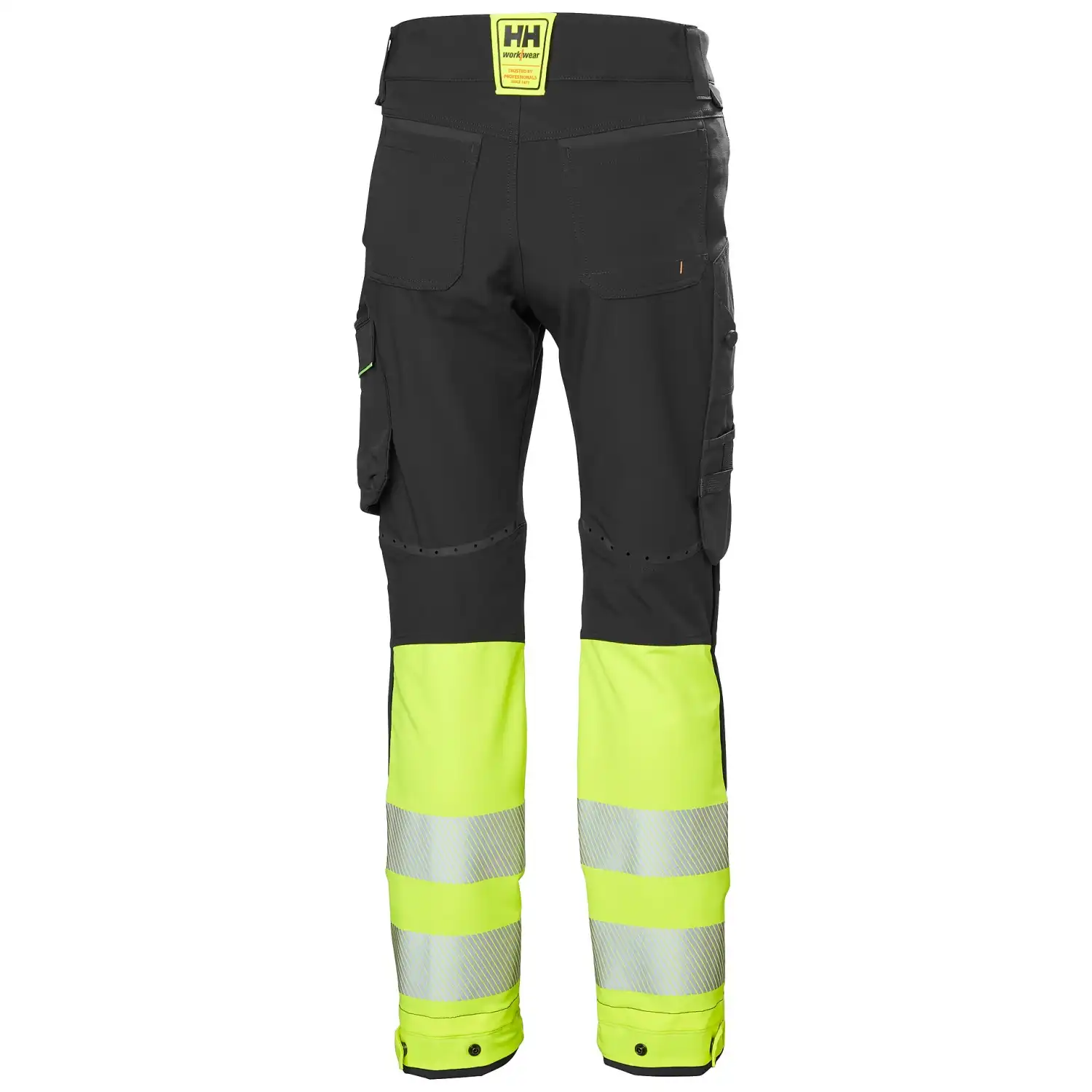 Warnschutz Stretch Bundhose Kl. 1 "ICU BRZ HH CONNECT™" in gelb/dunkelgrau, C46 - Thumbnail 2