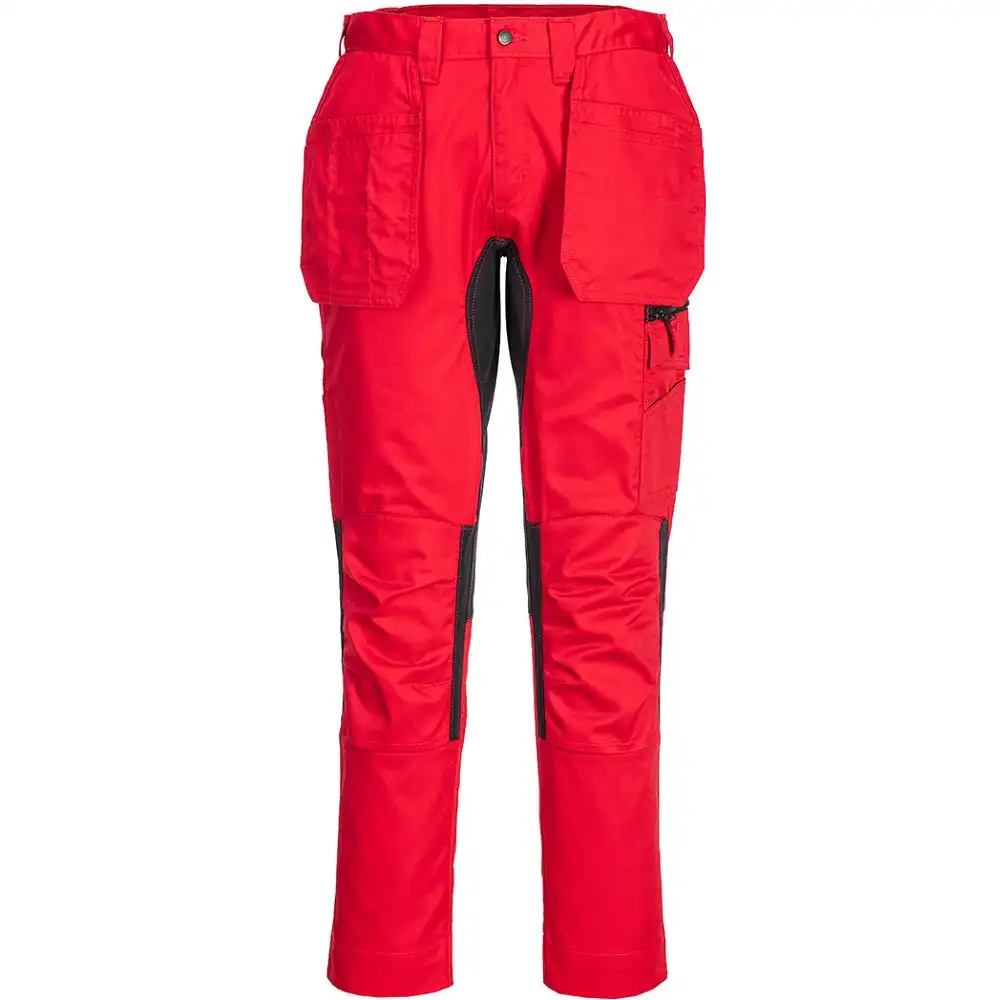 Stretch Handwerkerhose "CD883" WX2 in tiefrot, 28 (EU 44) - Thumbnail 1