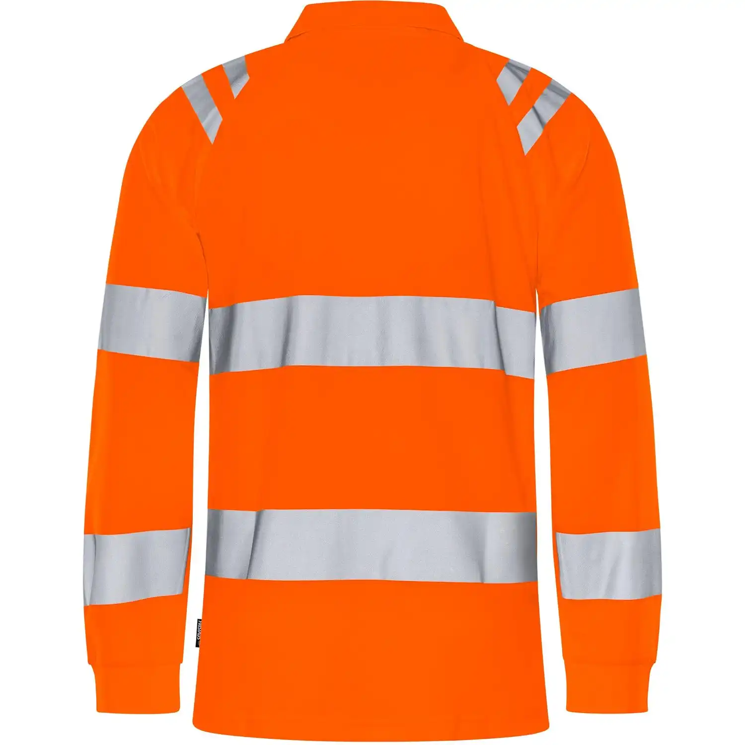 Warnschutz Poloshirt langarm "7864 GPST" in Orange, L - Thumbnail 2