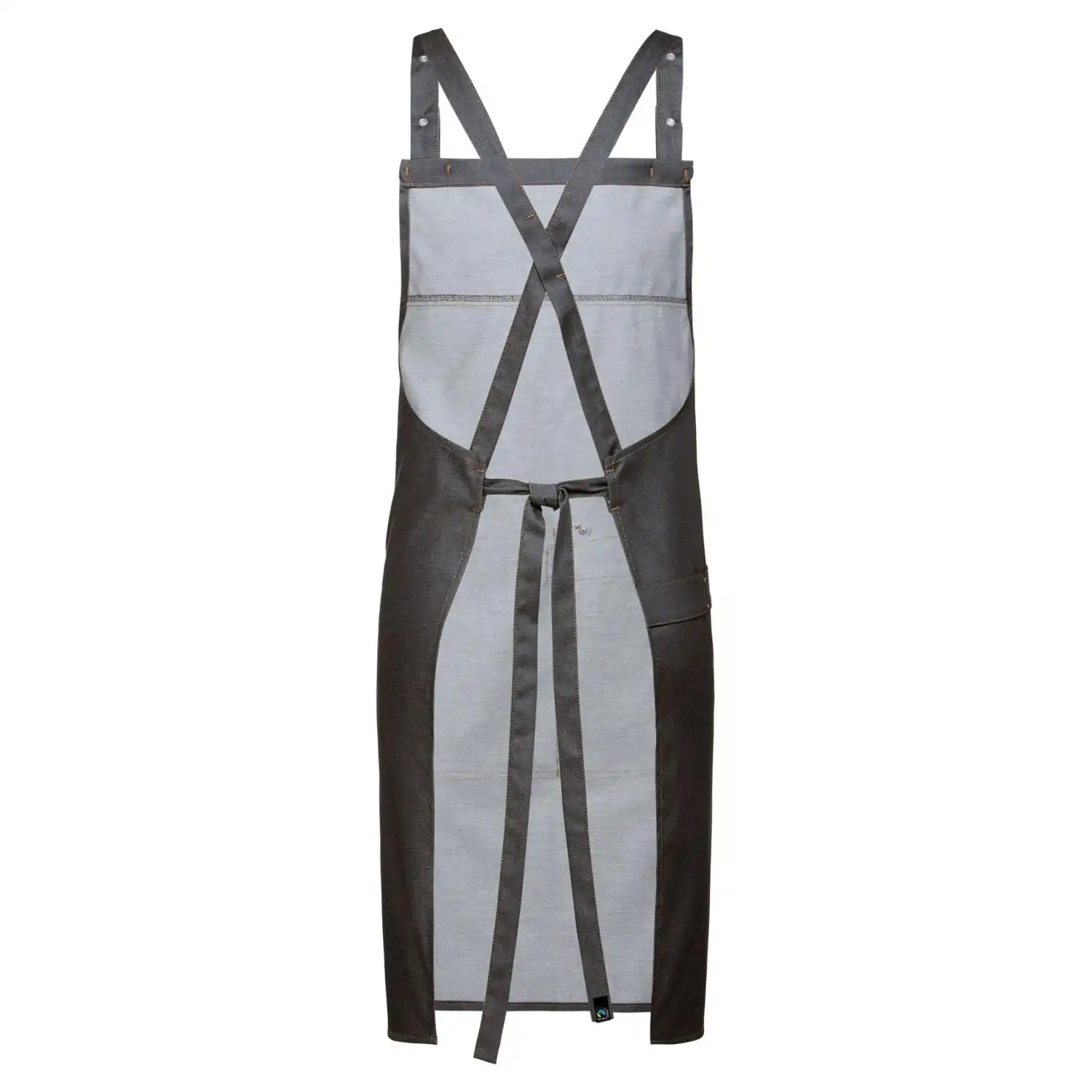 Latzschürze Denimoptik "4040" in anthrazit - Thumbnail 2