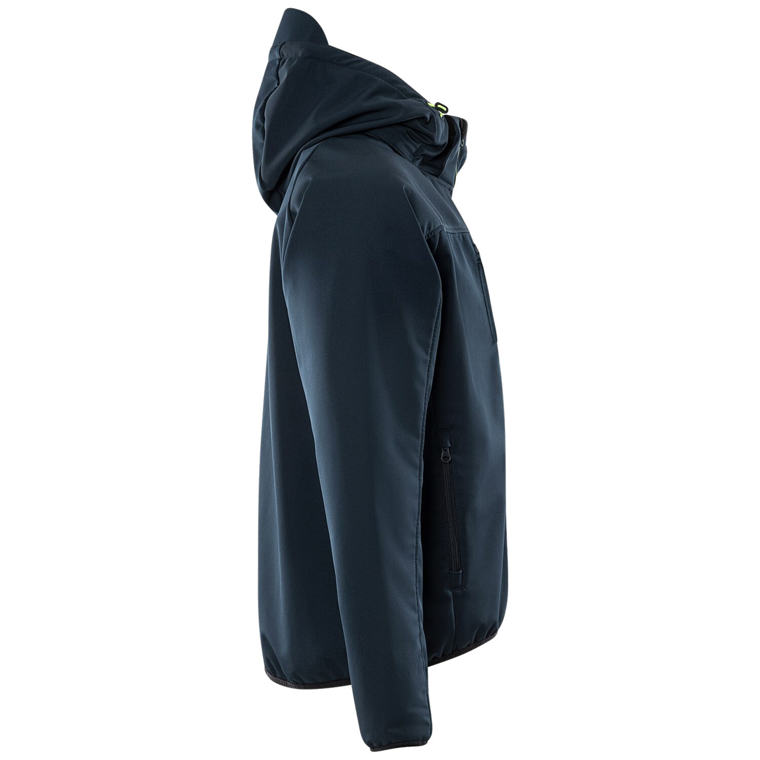 Softshell-Jacke "4655 GBF" in dunkelmarine/gelb, XXS - Thumbnail 3