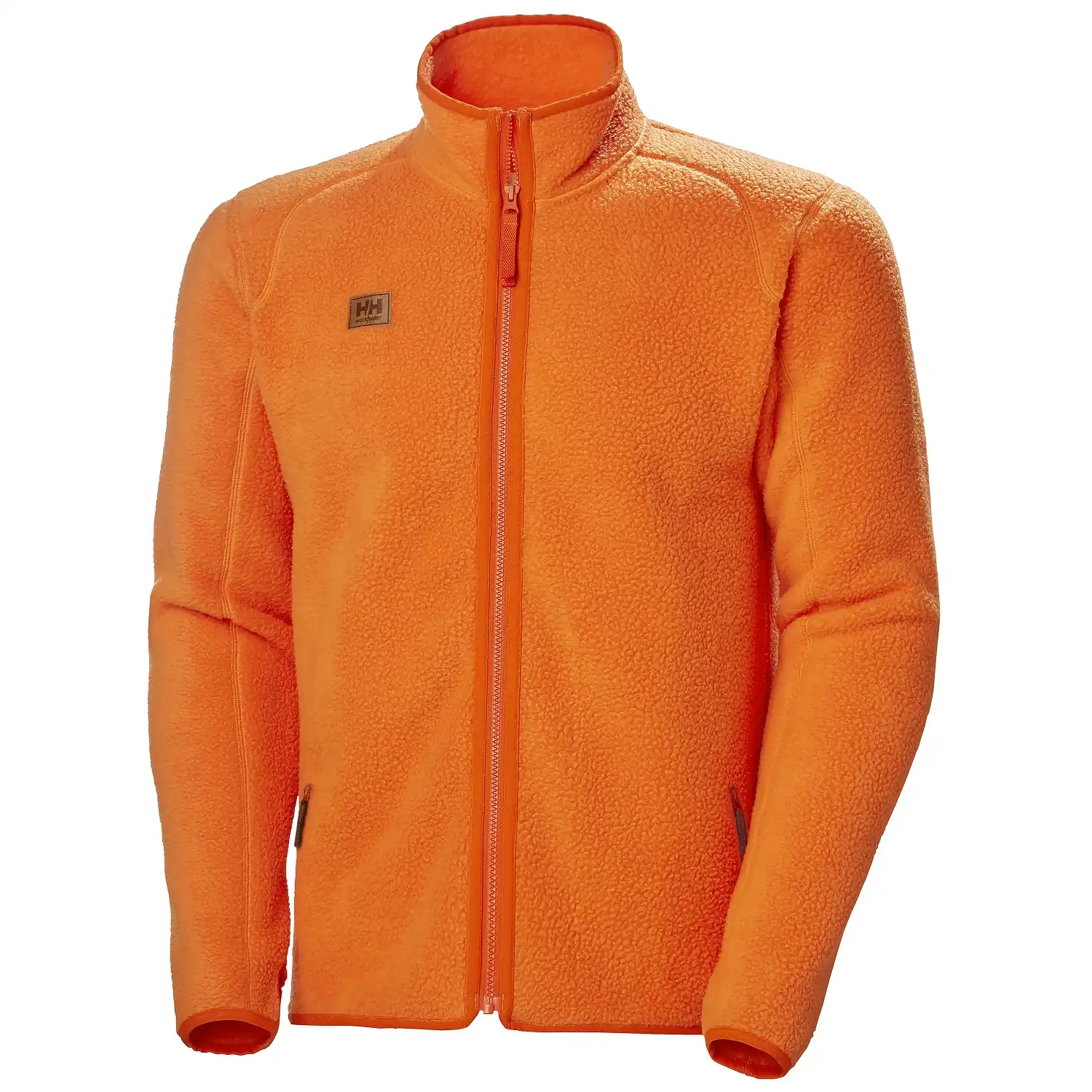 Faserpelzjacke "HERITAGE" in dunkelorange, L - Thumbnail 1