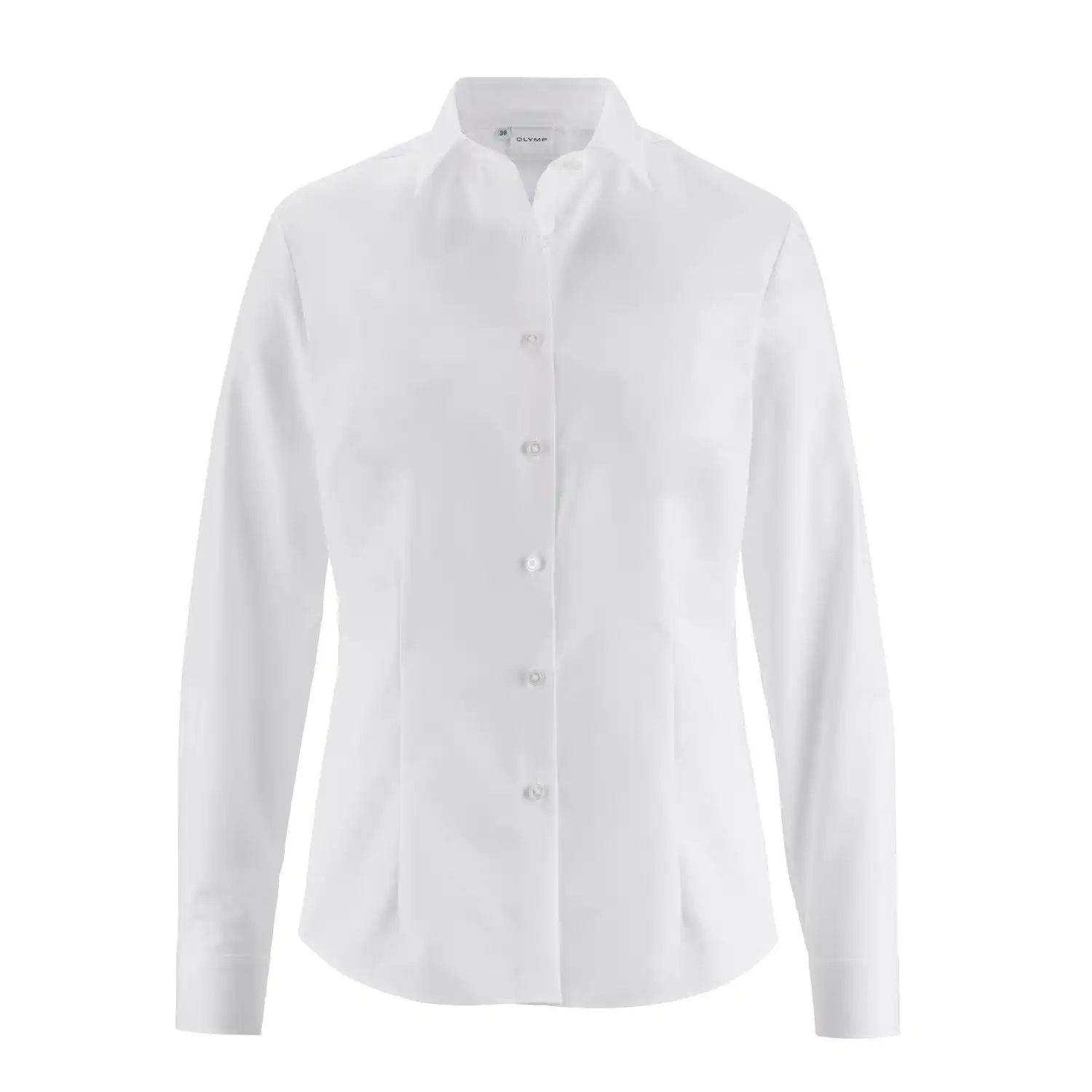 Bluse "LUXOR Modell 15" langarm weiß in 44 - Thumbnail 1