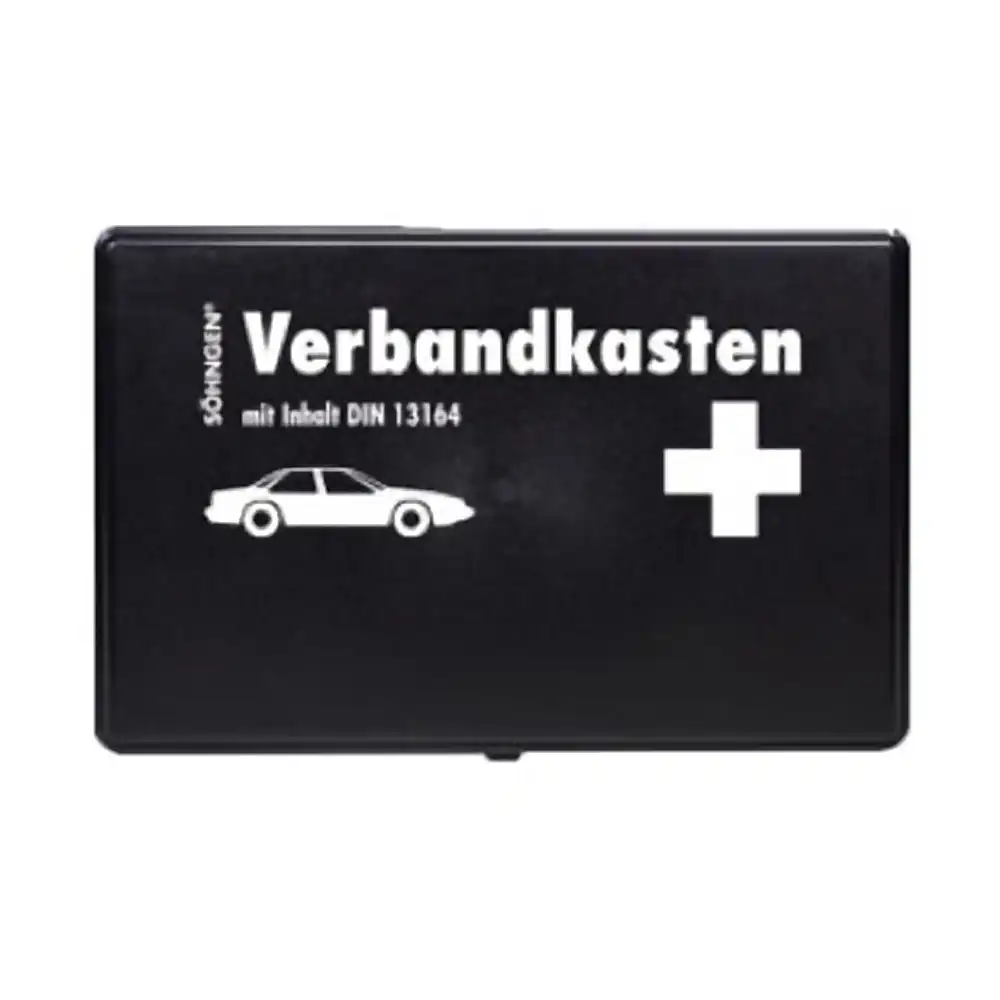 KFZ- Verbandkasten KU, schwarz, DIN13164 - Bild 1