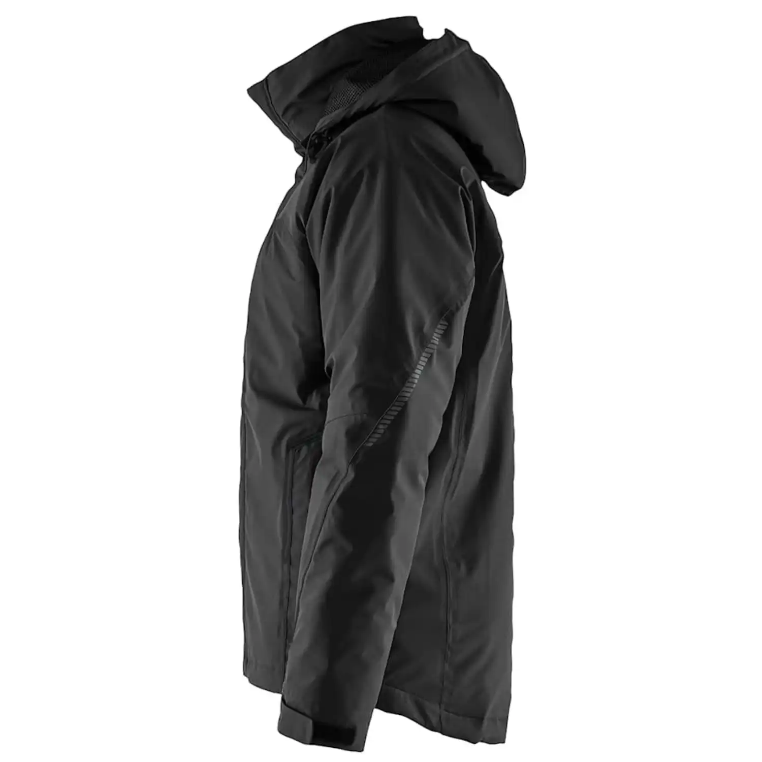 Stretch Winterjacke "4484" in schwarz, L - Thumbnail 3