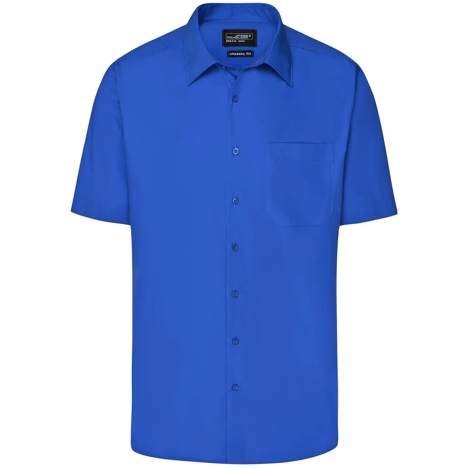 Herren Business Hemd kurzarm "JN644" in royal, 3XL - Bild 1