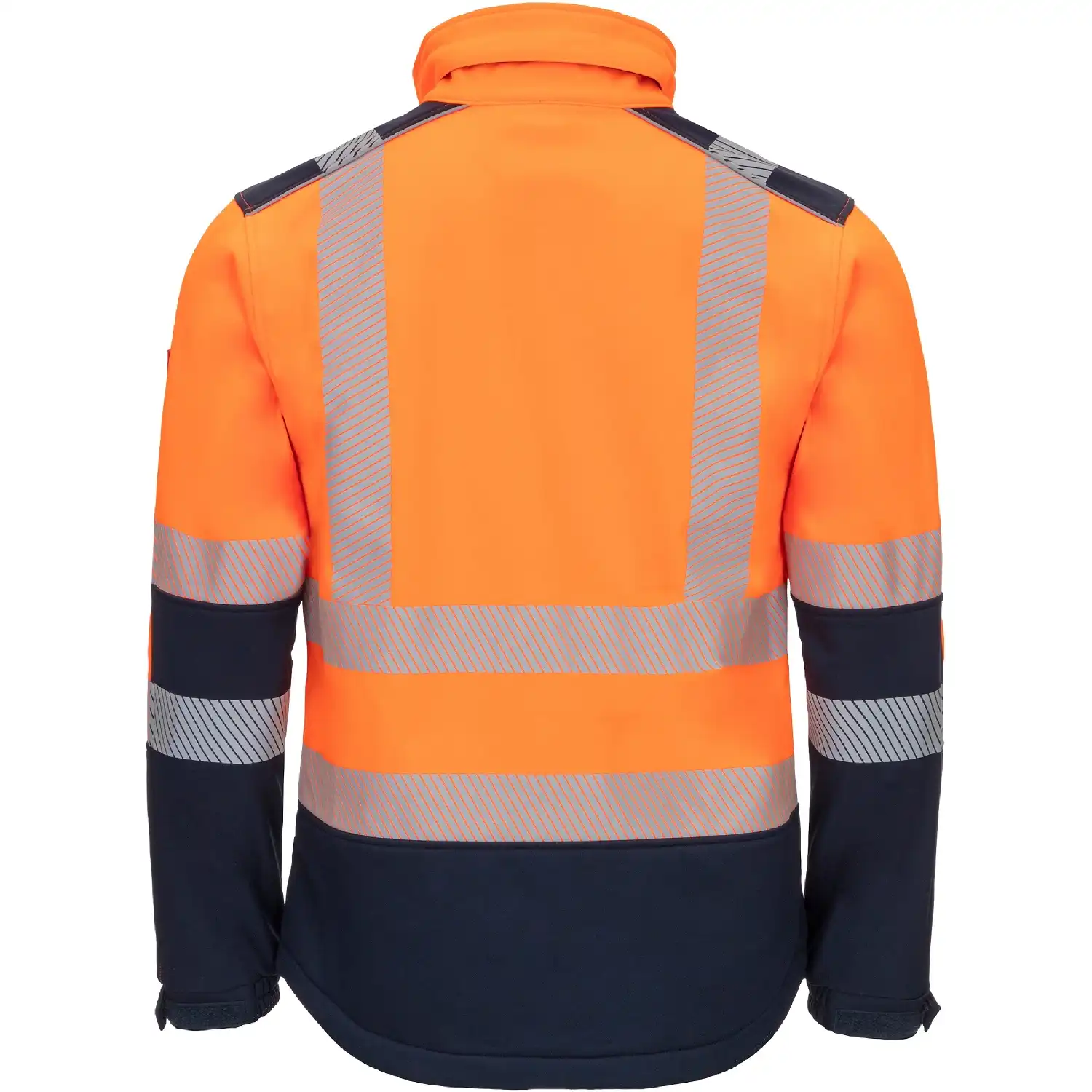 Warnschutz Softshelljacke "MOTION TEX VIZ" in orange/marine, S - Thumbnail 2