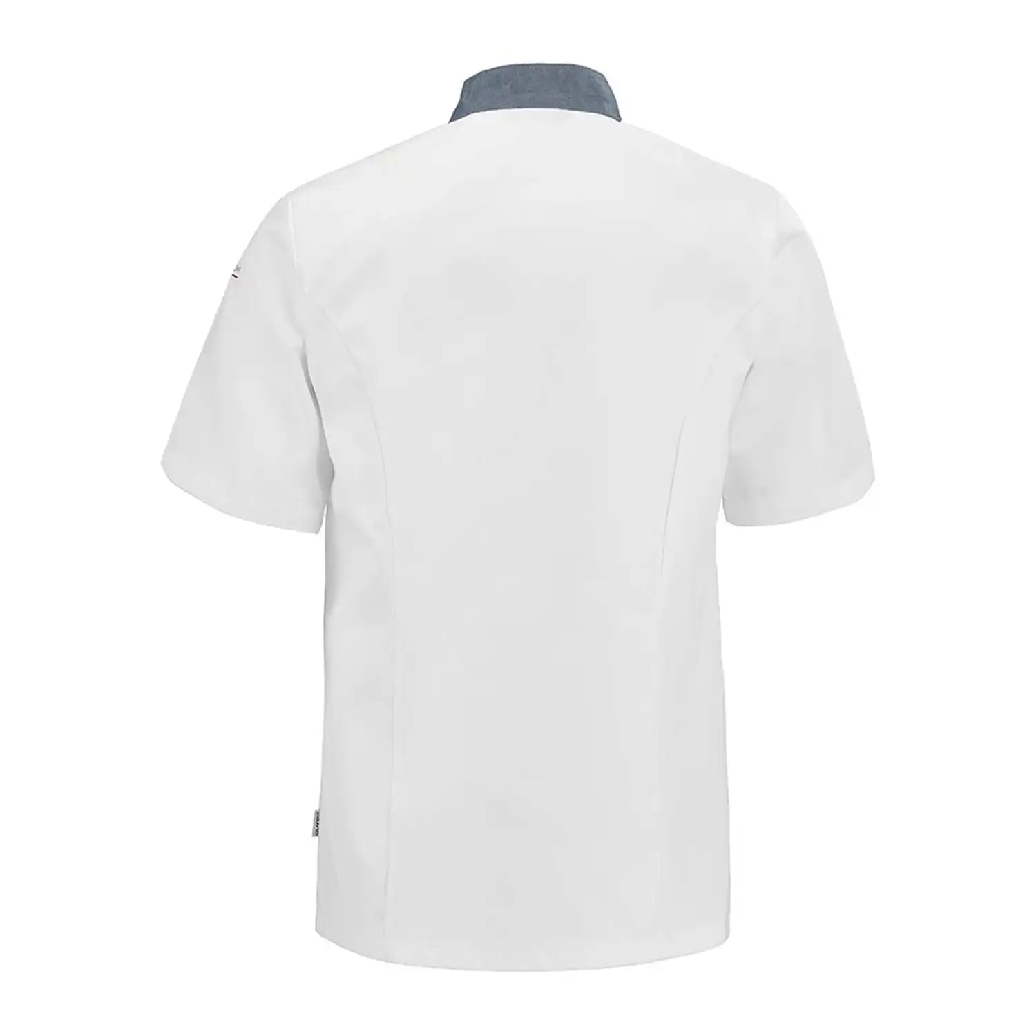 Herren Kochhemd "TURNIP" in weiß/denimblue, XS - Thumbnail 3