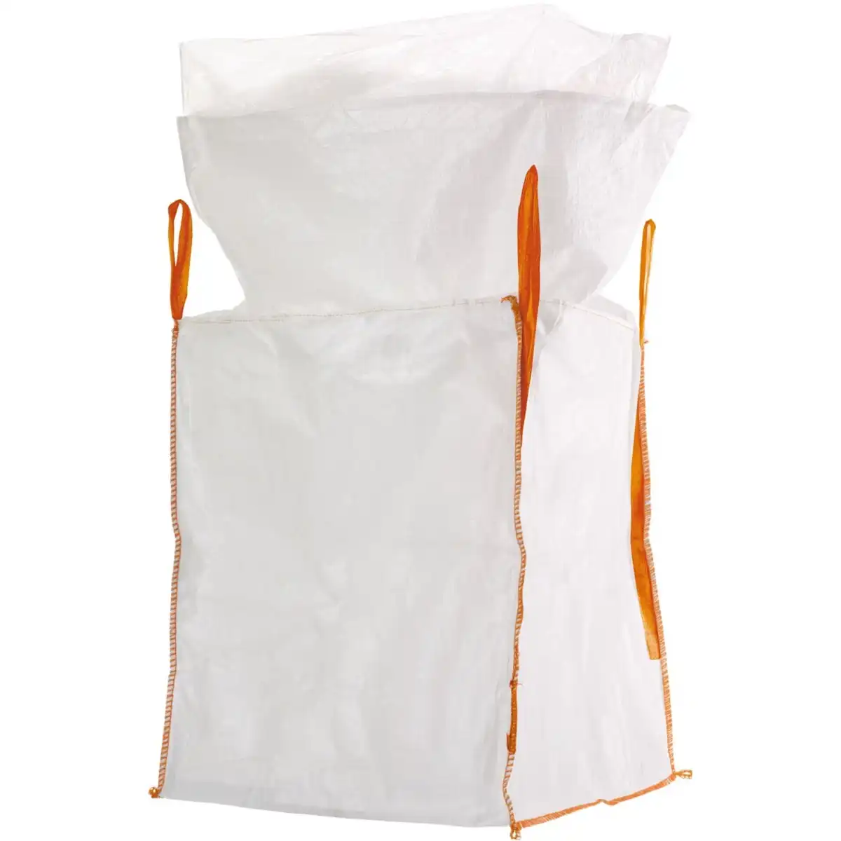 Big-Bags PP-Gewebe 90x90x110cm "BASIC" m. Schürze+PE-Inliner 1000kg - Bild 1