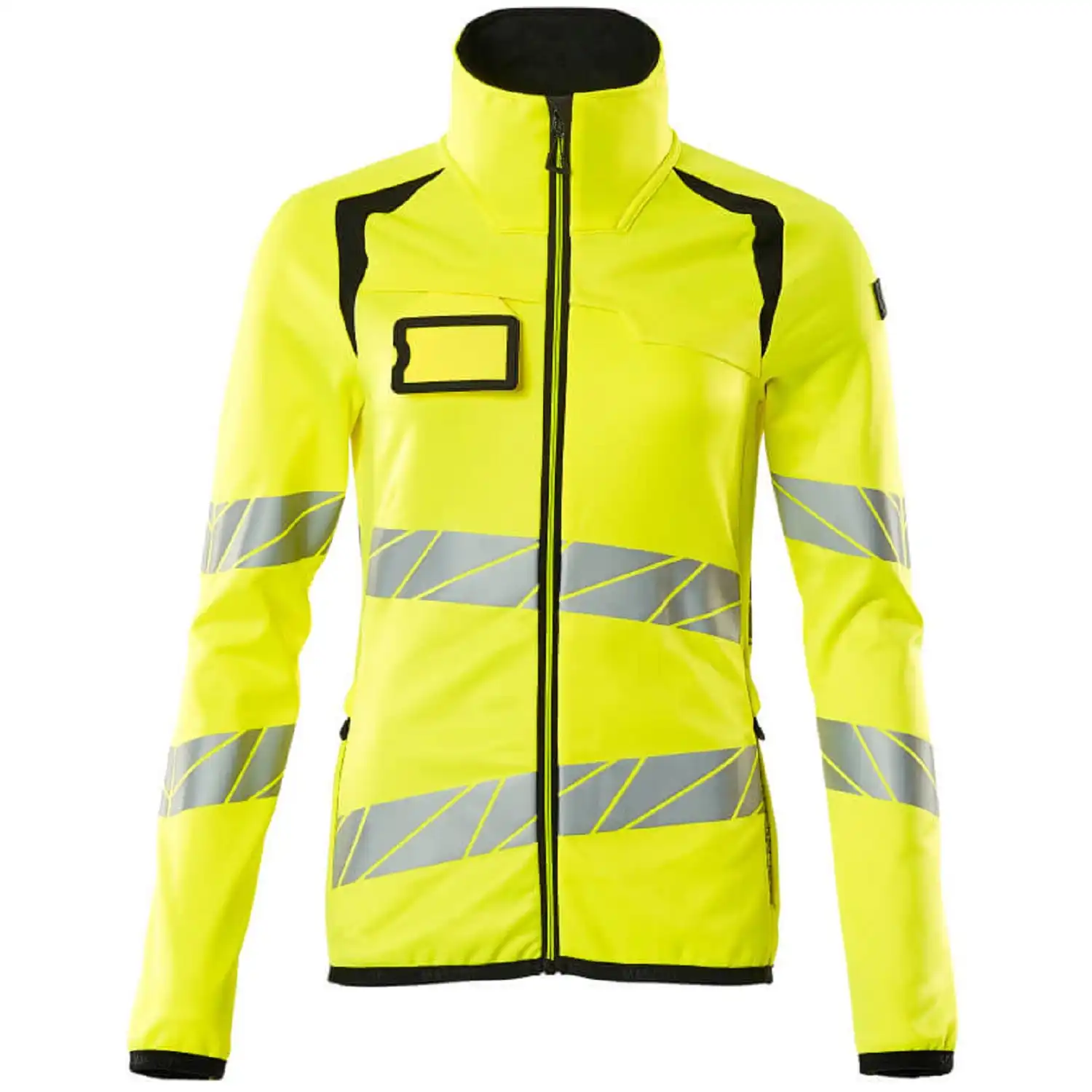 Damen Warnschutz Fleecejacke "ACCELERATE SAFE" in gelb/schwarz, XXL - Bild 1