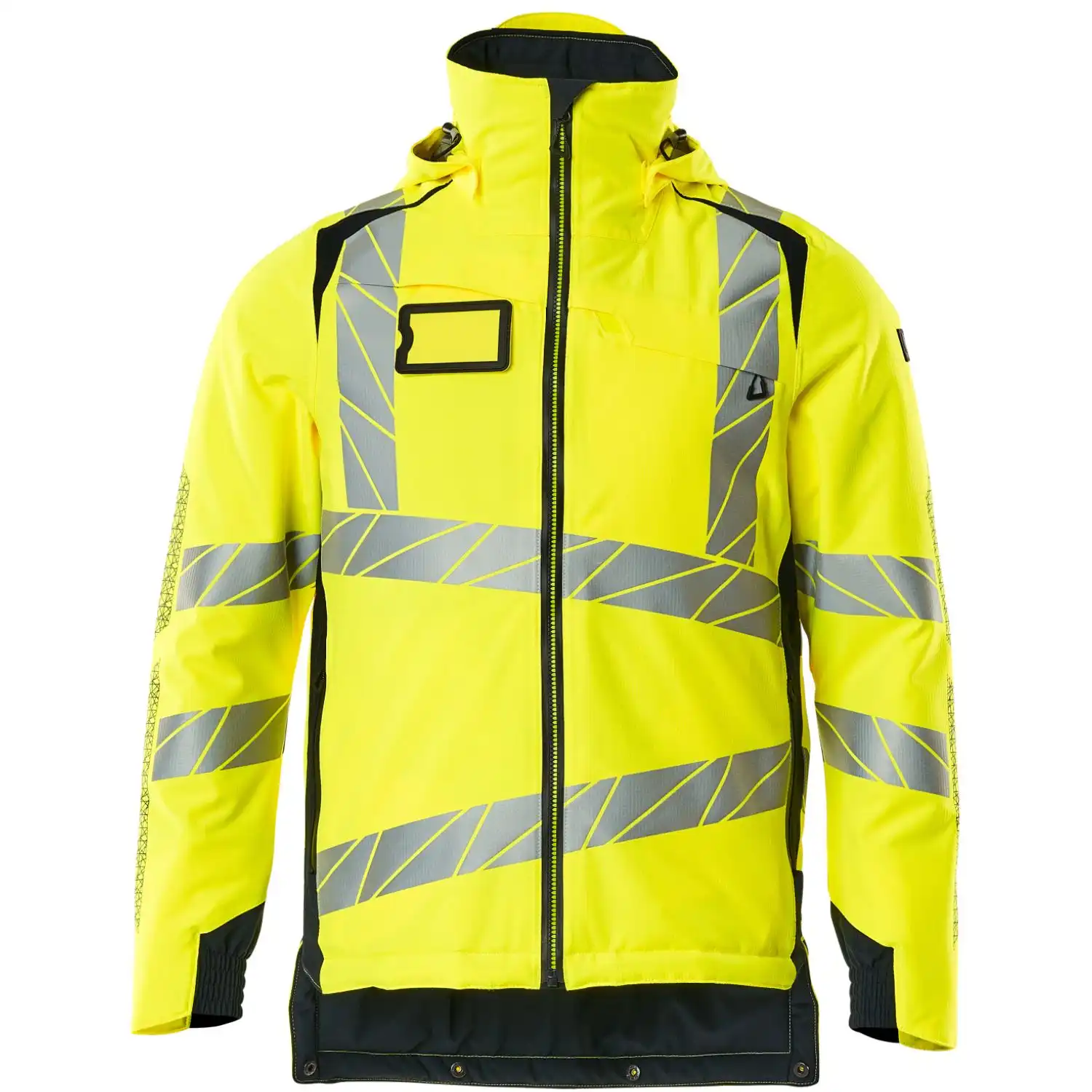 Warnschutz Winterjacke "ACCELERATE SAFE" in gelb/schwarzblau, XXL - Thumbnail 1