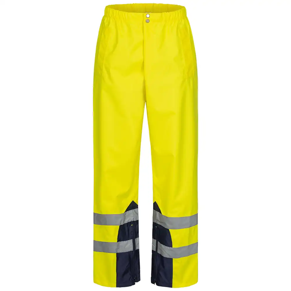 Warnschutz Regenhose Kl. 1  in gelb/marine, 3XL - Bild 1