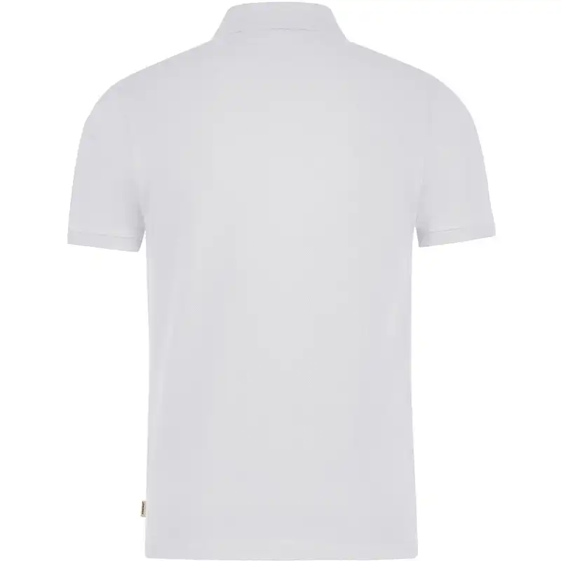 Polo-Shirt "GOTS" Bio-Baumwolle 501 in L, Weiß - Thumbnail 2