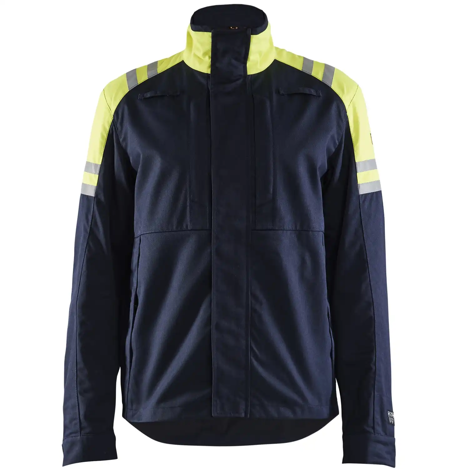 Multinorm Bundjacke 4505 Stahl marine/gelb in XL - Thumbnail 1