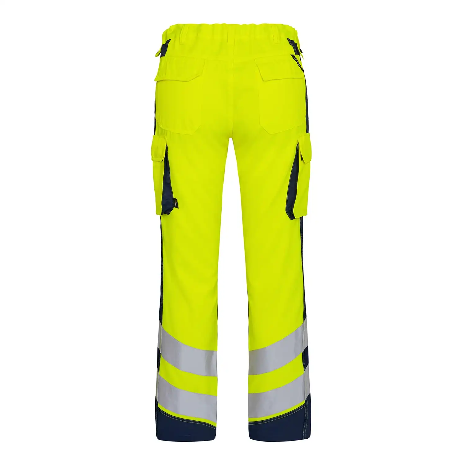 Warnschutz Bundhose "2545-319" Safety leicht Kl. 2 in gelb/marine, 48 - Thumbnail 2