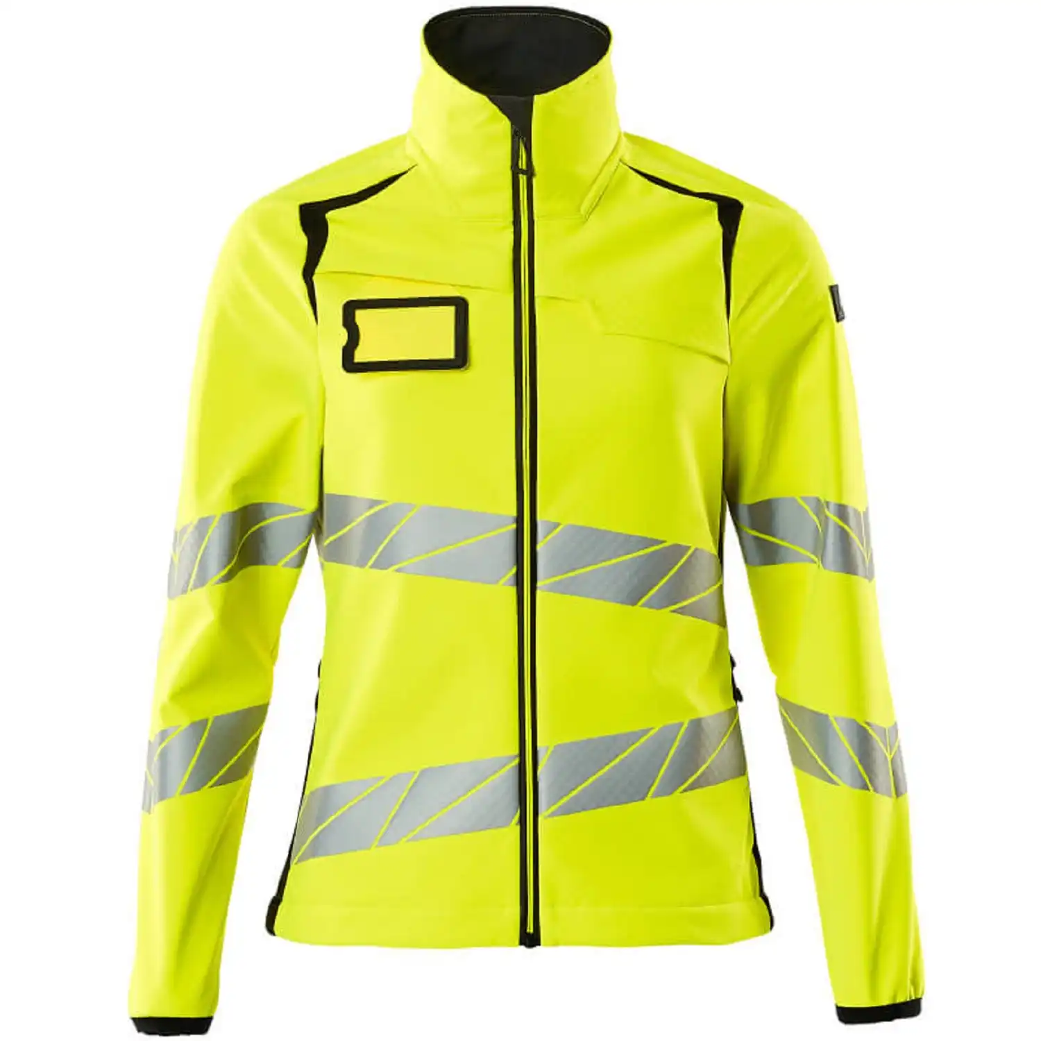 Damen Warnschutz Softhelljacke "ACCELERATE SAFE" in gelb/schwarz, XXL - Bild 1