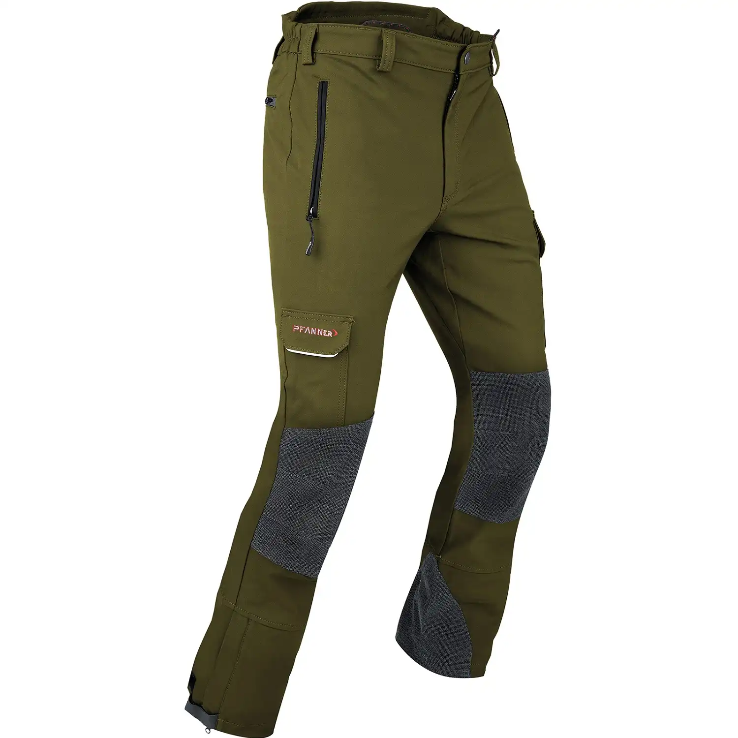 Outdoor Bundhose "GLOBE" in grün, L - Bild 1