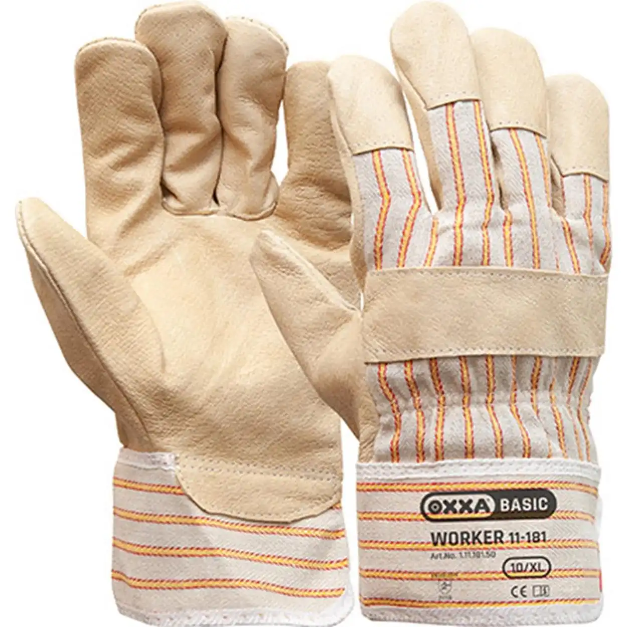 Schweinsleder Handschuhe Worker 11-181 Größe 10 - Bild 1