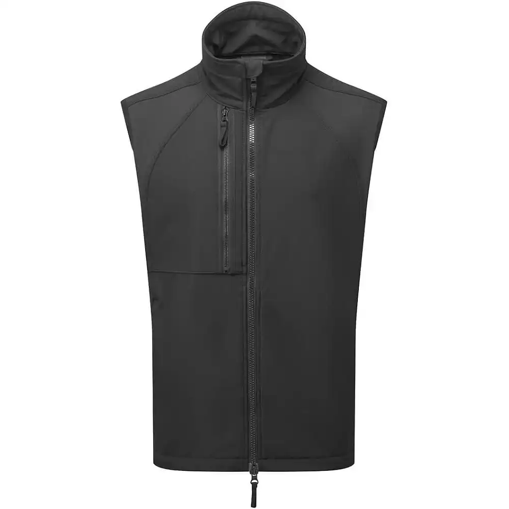 Softshellweste "CD876" WX2 in schwarz, L - Thumbnail 1