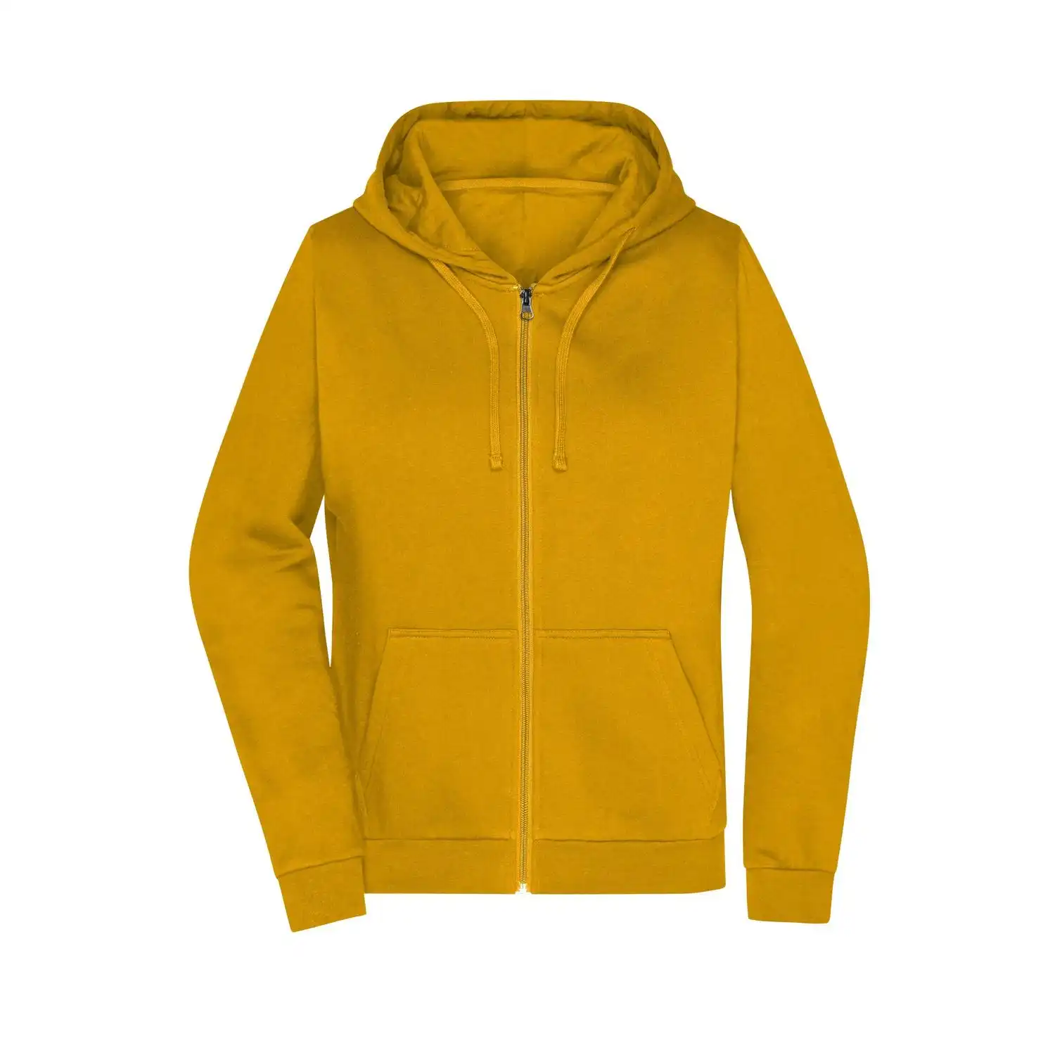 Ladies' Promo Zip Hoody in gold yellow, M - Thumbnail 1
