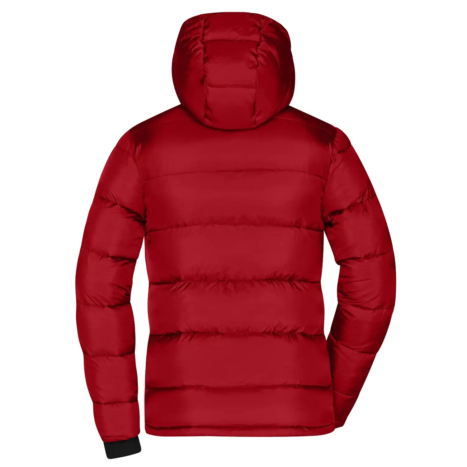 Damen Steppjacke "JN1167" in red/black, L - Thumbnail 2
