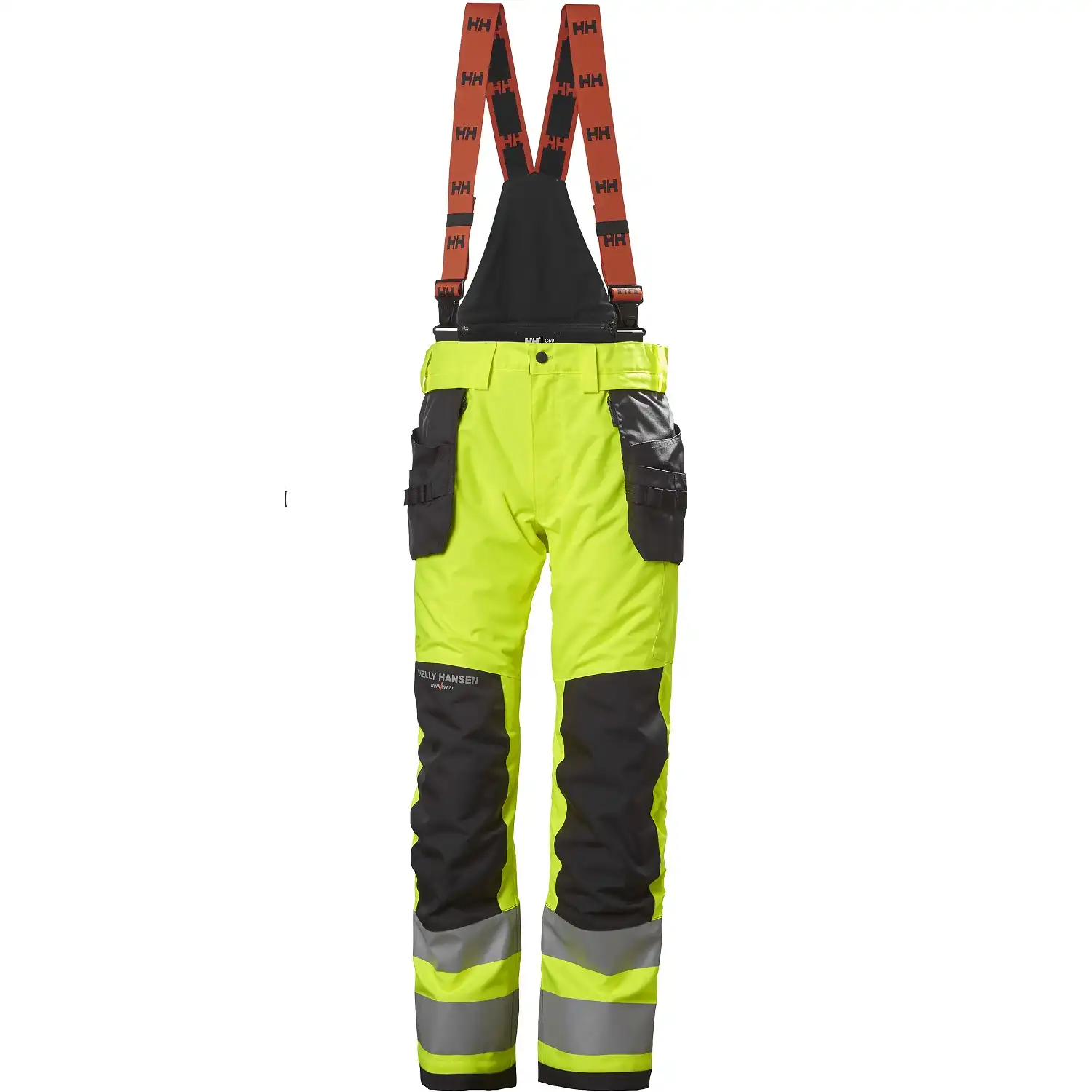 Warnschutz Winter-Handwerkerhose "ALNA 2.0" in gelb/schwarz, C52 - Thumbnail 1