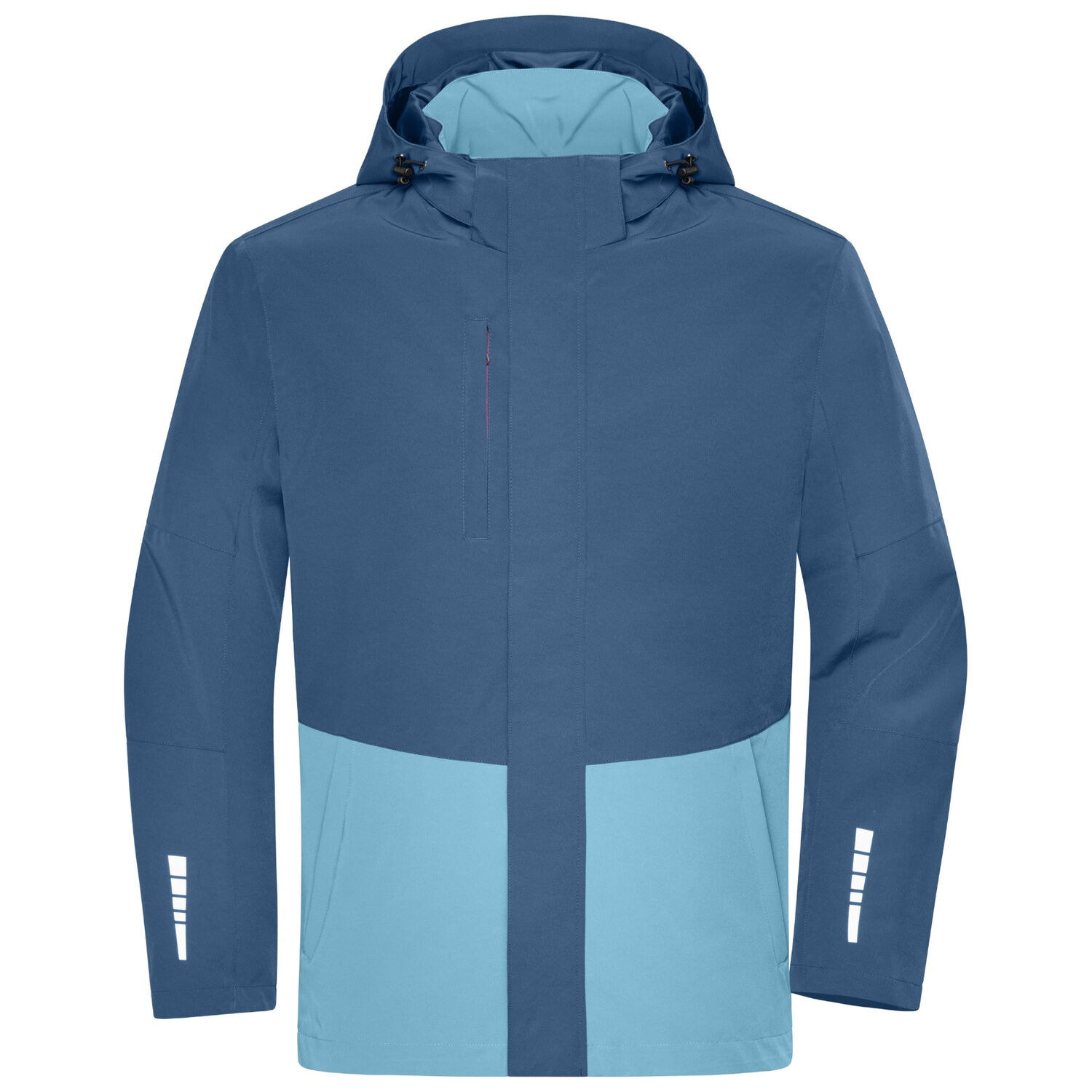 Hardshell Regenjacke "JN1878" in Blau, L - Thumbnail 1