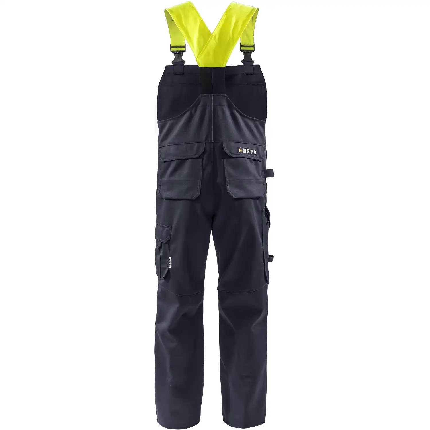 Schweißer Latzhose "1029 WEL" marine/gelb in D92 - Thumbnail 2